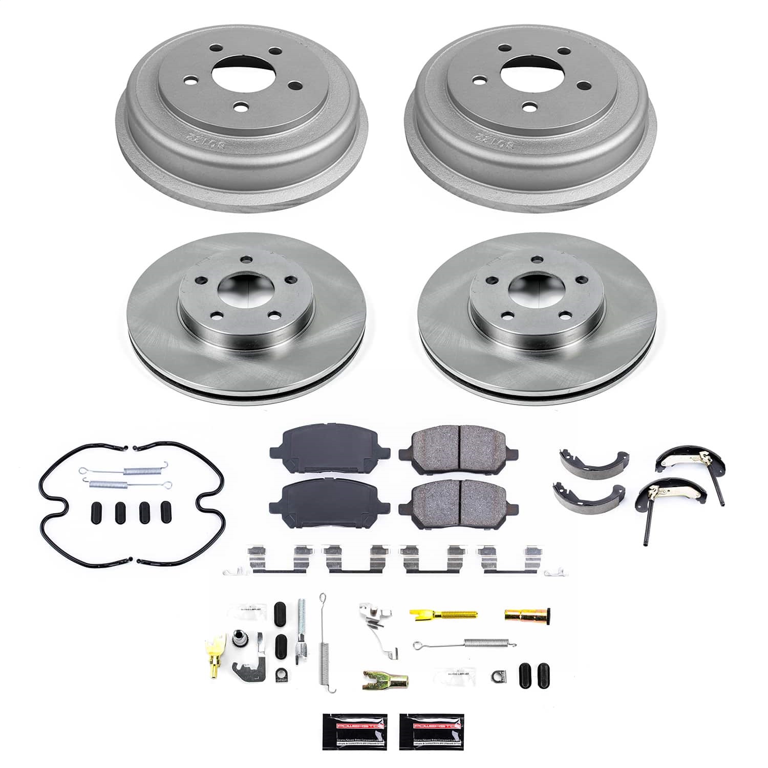 Power Stop - KOE15521DK - Complete Vehicle Disc/Drum Brake Kit