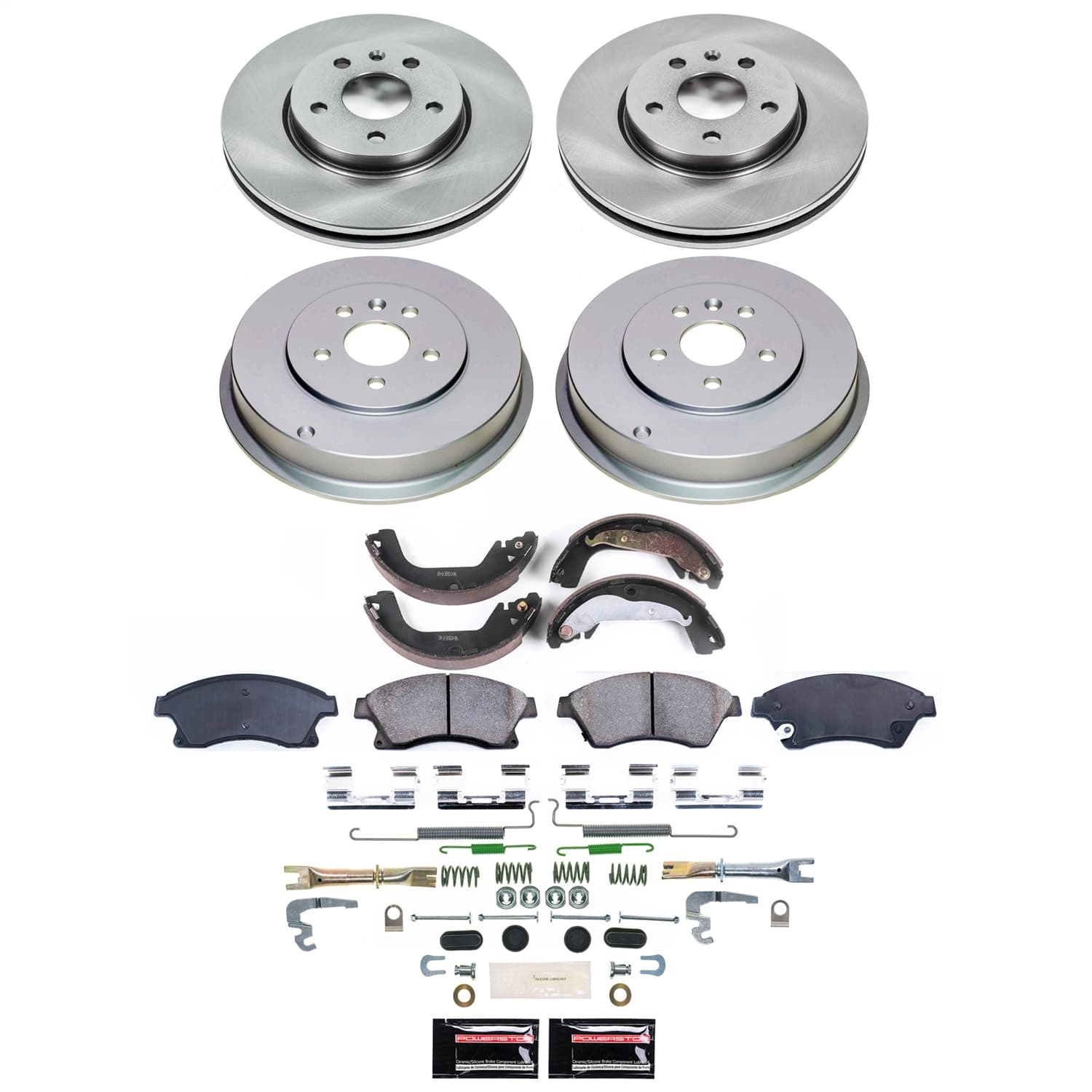 Power Stop - KOE15522DK - Complete Vehicle Disc/Drum Brake Kit