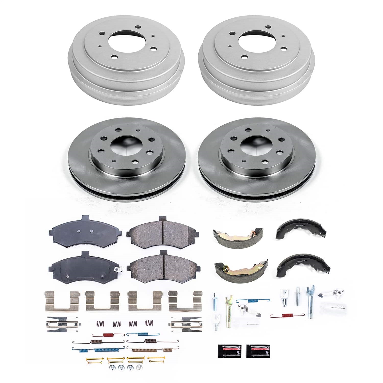 Power Stop - KOE15527DK - Complete Vehicle Disc/Drum Brake Kit