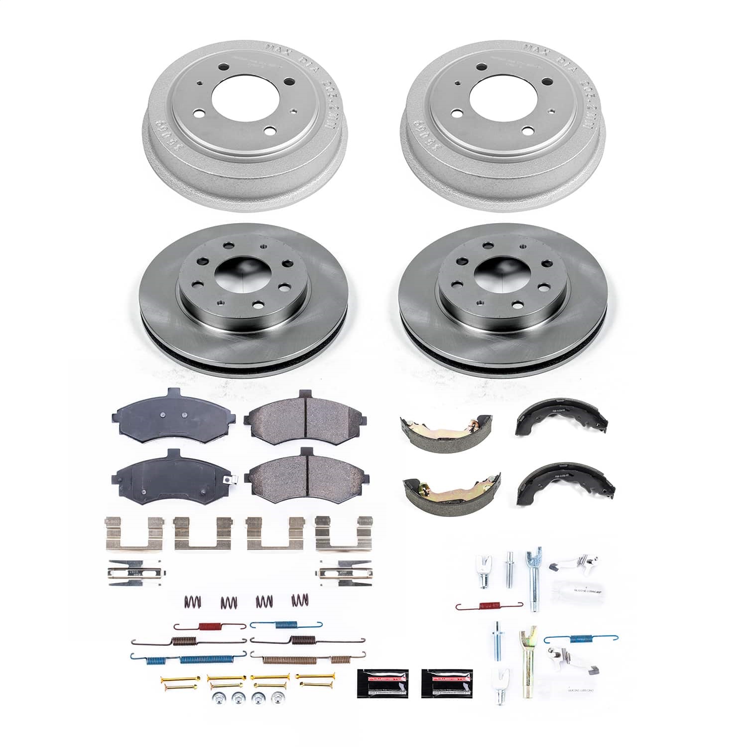 Power Stop - KOE15528DK - Complete Vehicle Disc/Drum Brake Kit