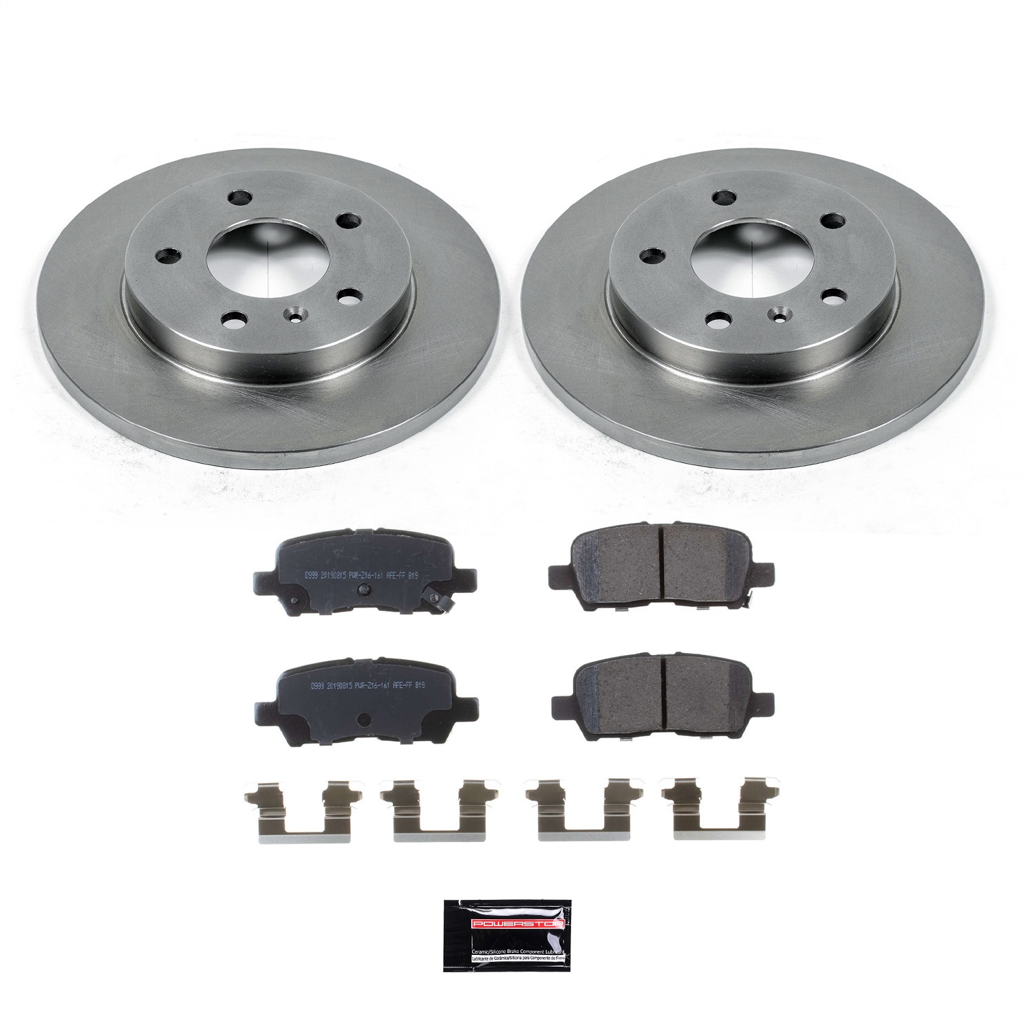 Power Stop - KOE1602 - Rear - Disc Brake Pad and Rotor Kit