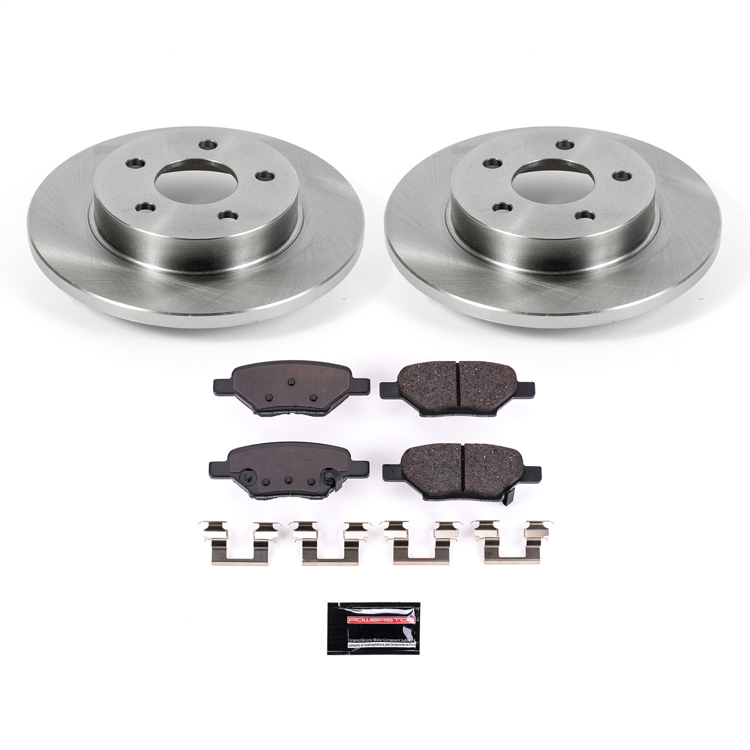 Power Stop - KOE1616 - Rear - Disc Brake Pad and Rotor Kit