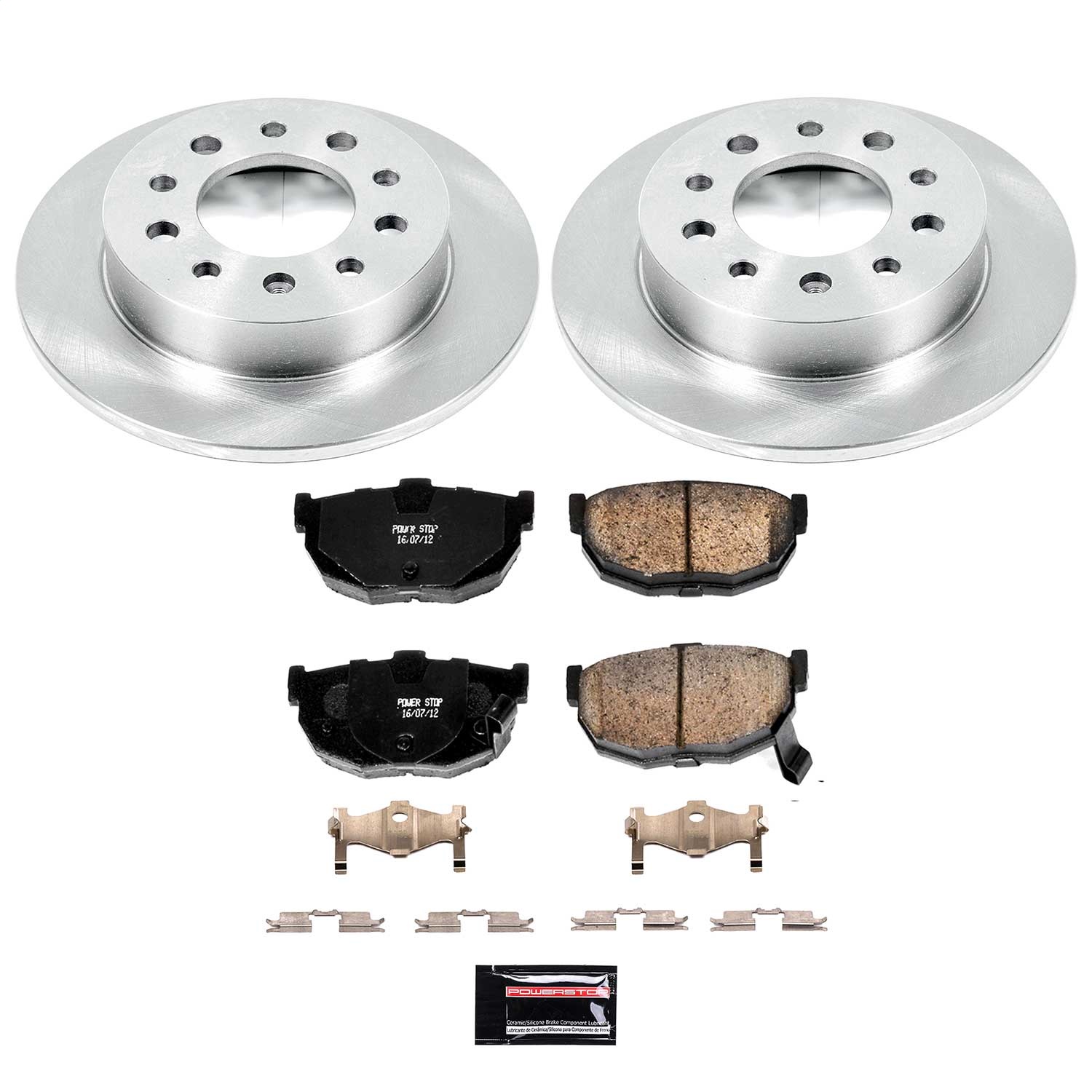 Power Stop - KOE170 - Rear - Disc Brake Pad and Rotor Kit