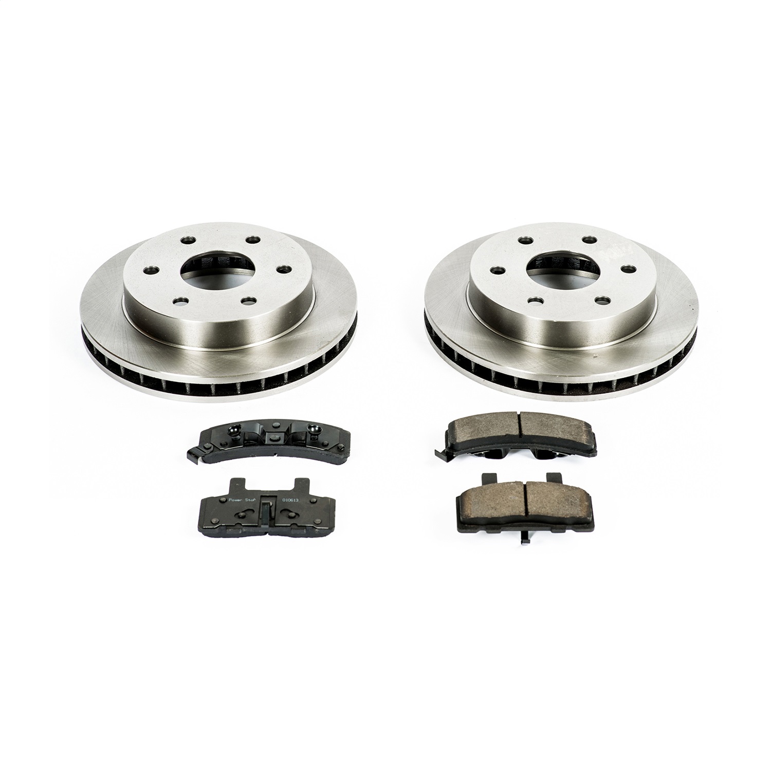 Power Stop - KOE1970 - Front - Disc Brake Pad and Rotor Kit