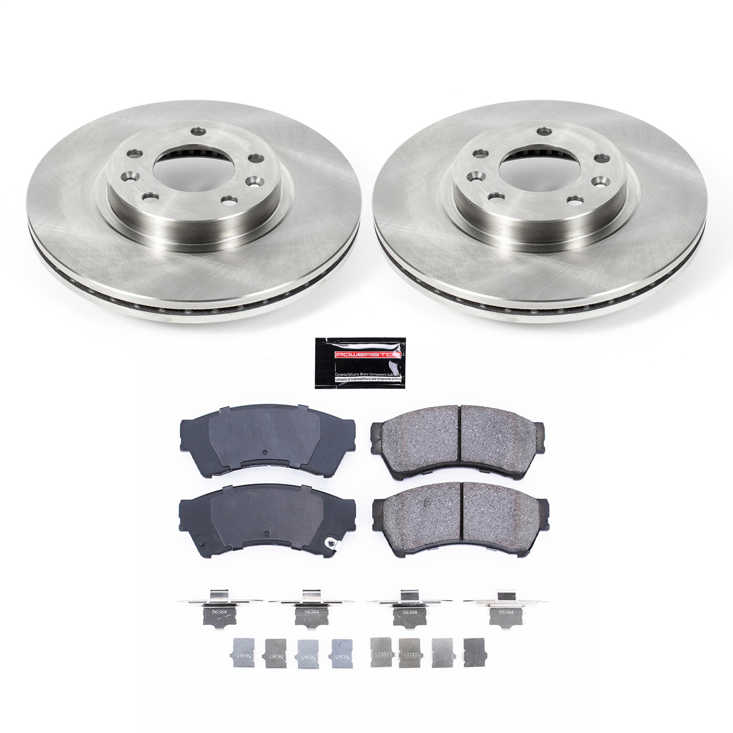 Power Stop - KOE199 - Front - Disc Brake Pad and Rotor Kit