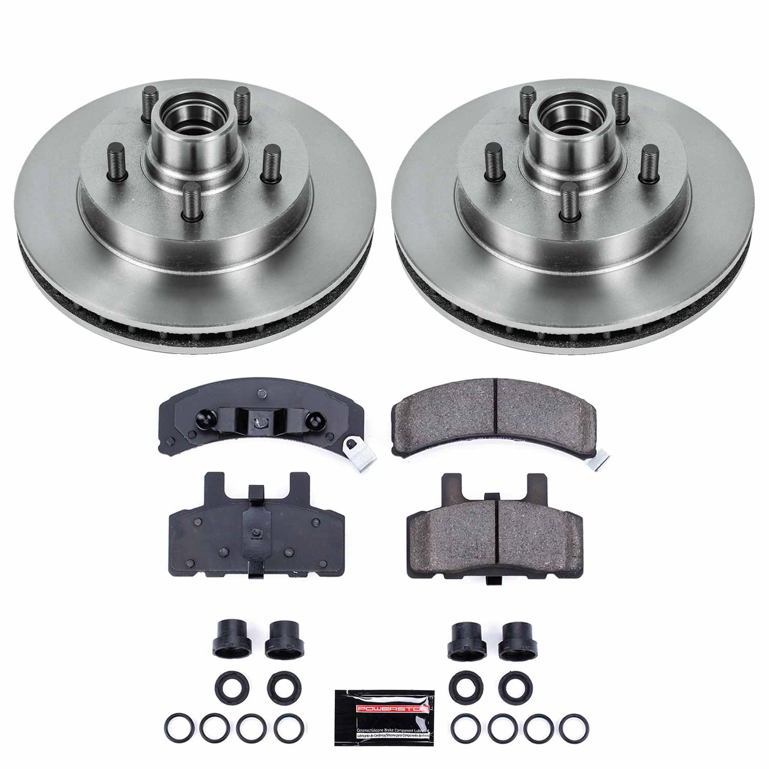 Power Stop - KOE1990 - Front - Disc Brake Pad and Rotor Kit