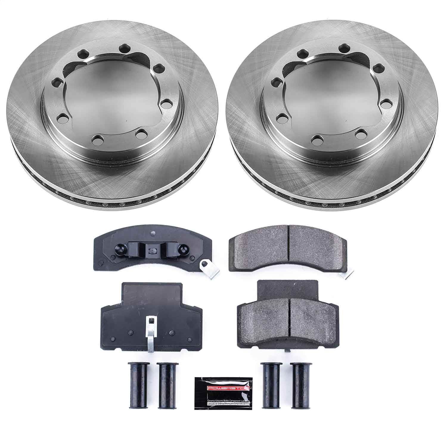 Power Stop - KOE1992 - Front - Disc Brake Pad and Rotor Kit