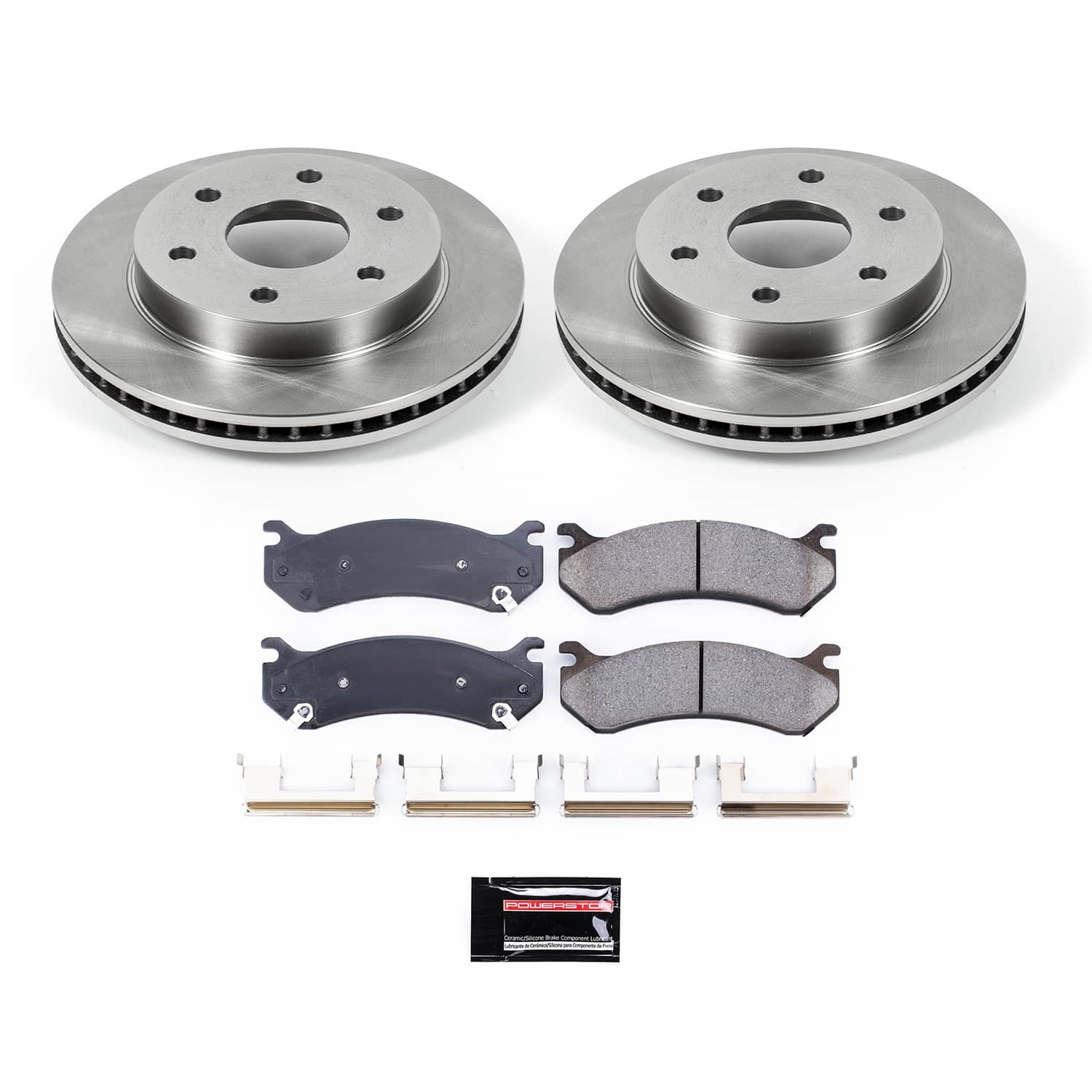Power Stop - KOE2009 - Front - Disc Brake Pad and Rotor Kit
