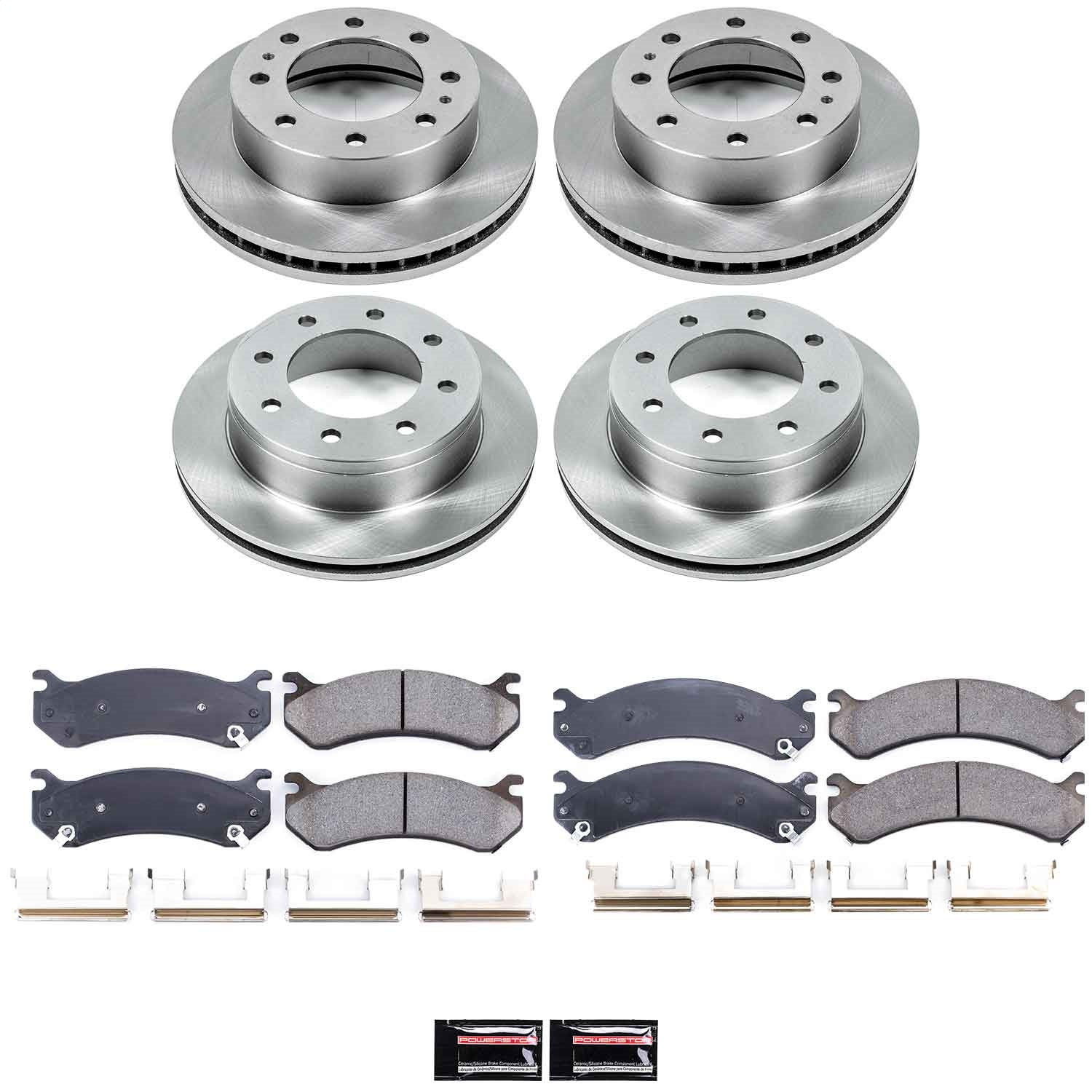 Power Stop - KOE2023 - Front and Rear - Disc Brake Pad and Rotor Kit