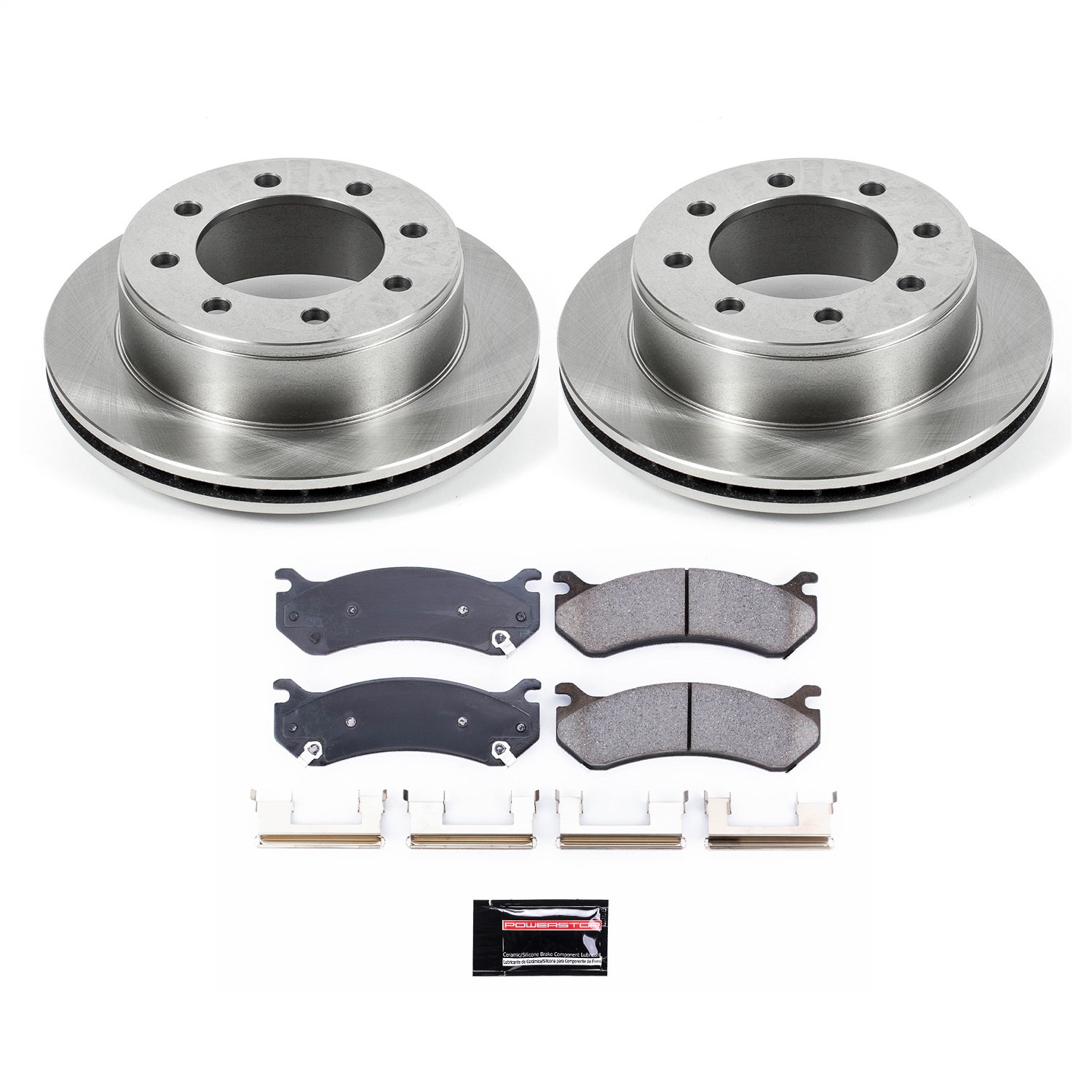 Power Stop - KOE2041 - Rear - Disc Brake Pad and Rotor Kit