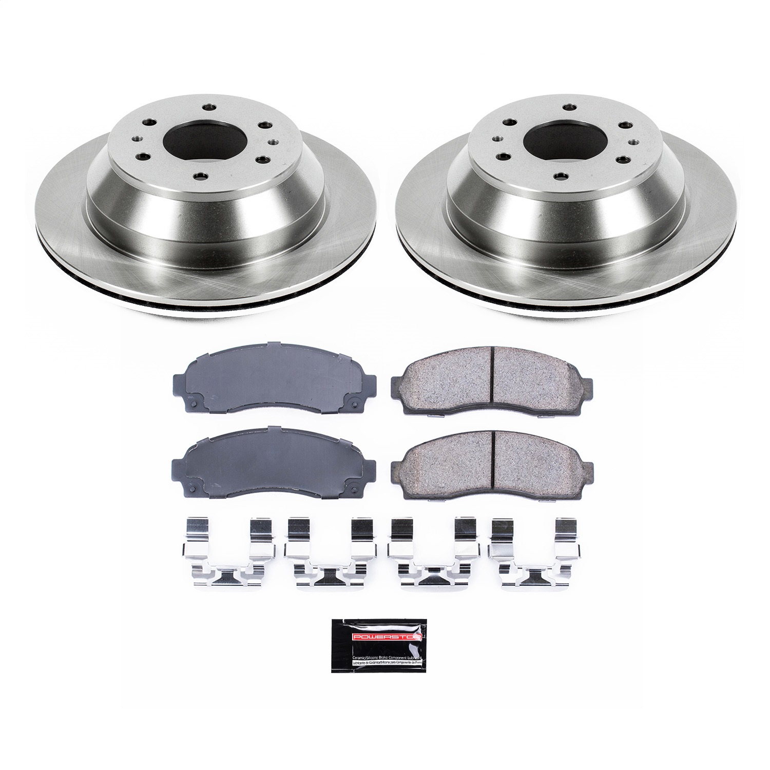 Power Stop - KOE2050 - Rear - Disc Brake Pad and Rotor Kit