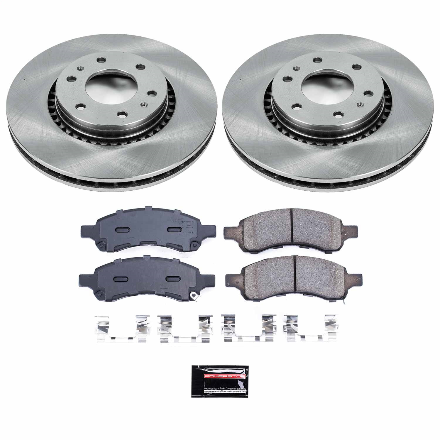 Power Stop - KOE2059 - Front - Disc Brake Pad and Rotor Kit