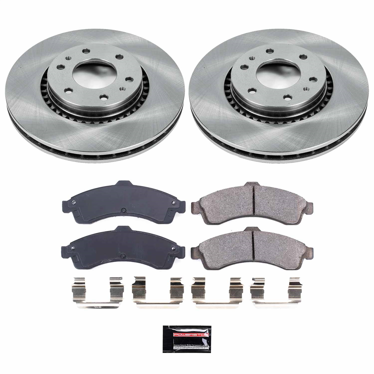 Power Stop - KOE2061 - Front - Disc Brake Pad and Rotor Kit