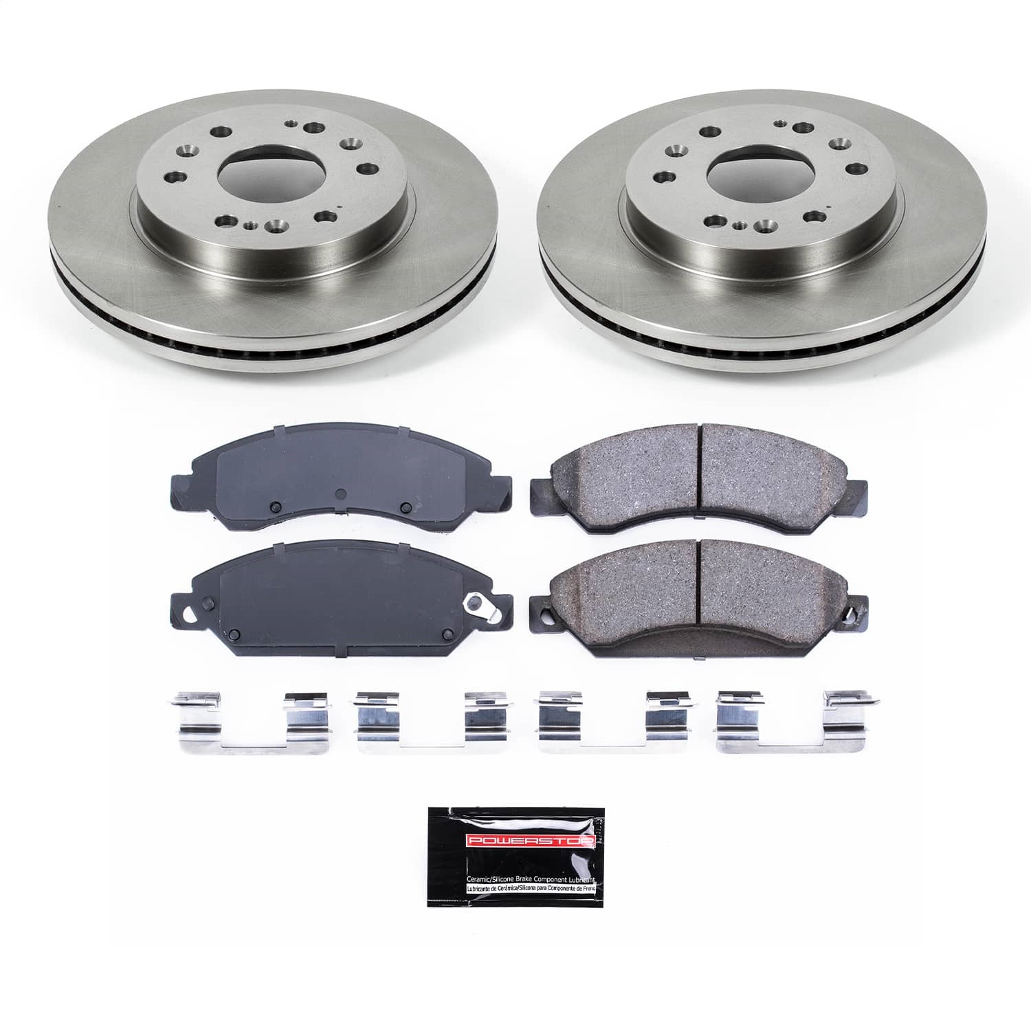 Power Stop - KOE2067 - Front - Disc Brake Pad and Rotor Kit