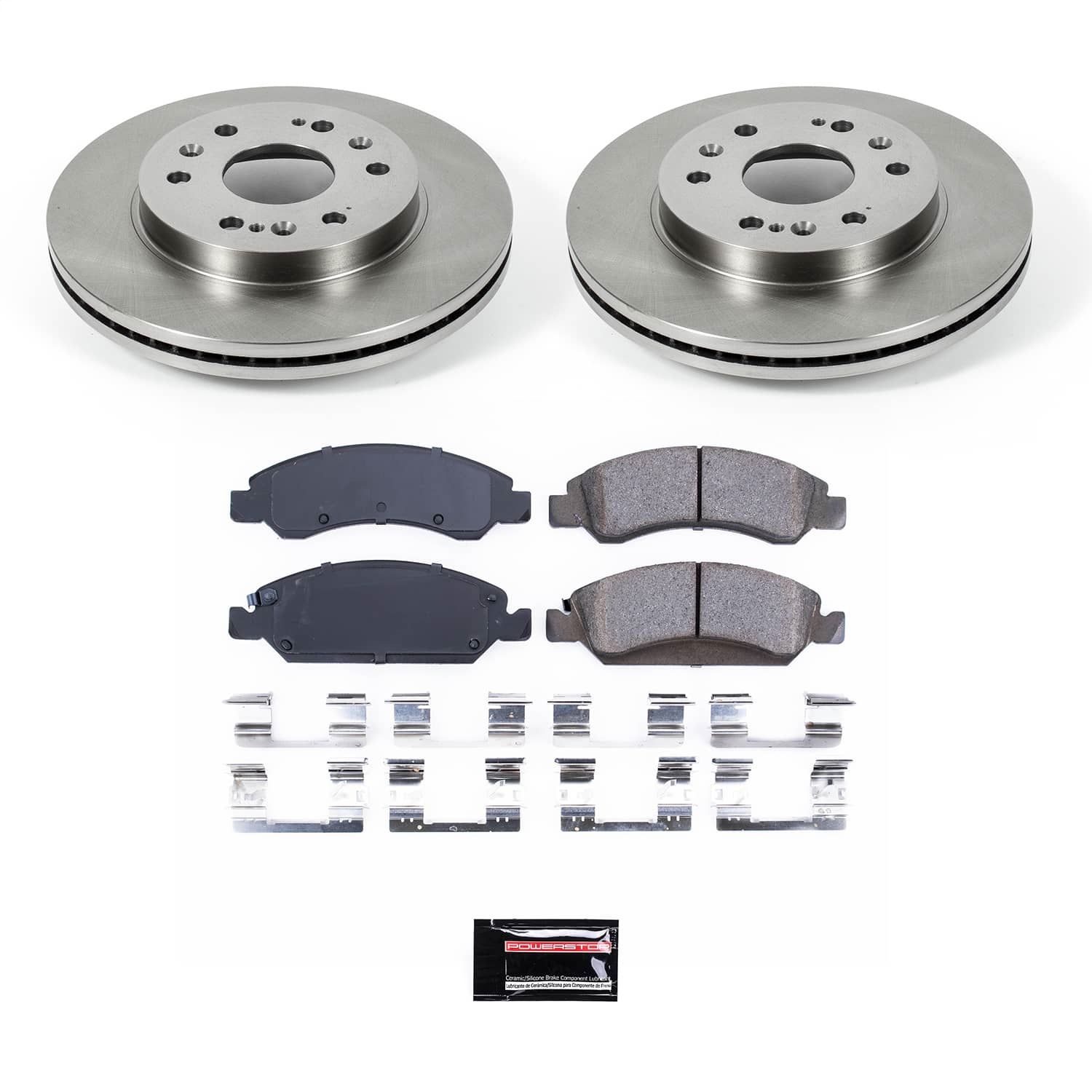 Power Stop - KOE2069 - Front - Disc Brake Pad and Rotor Kit