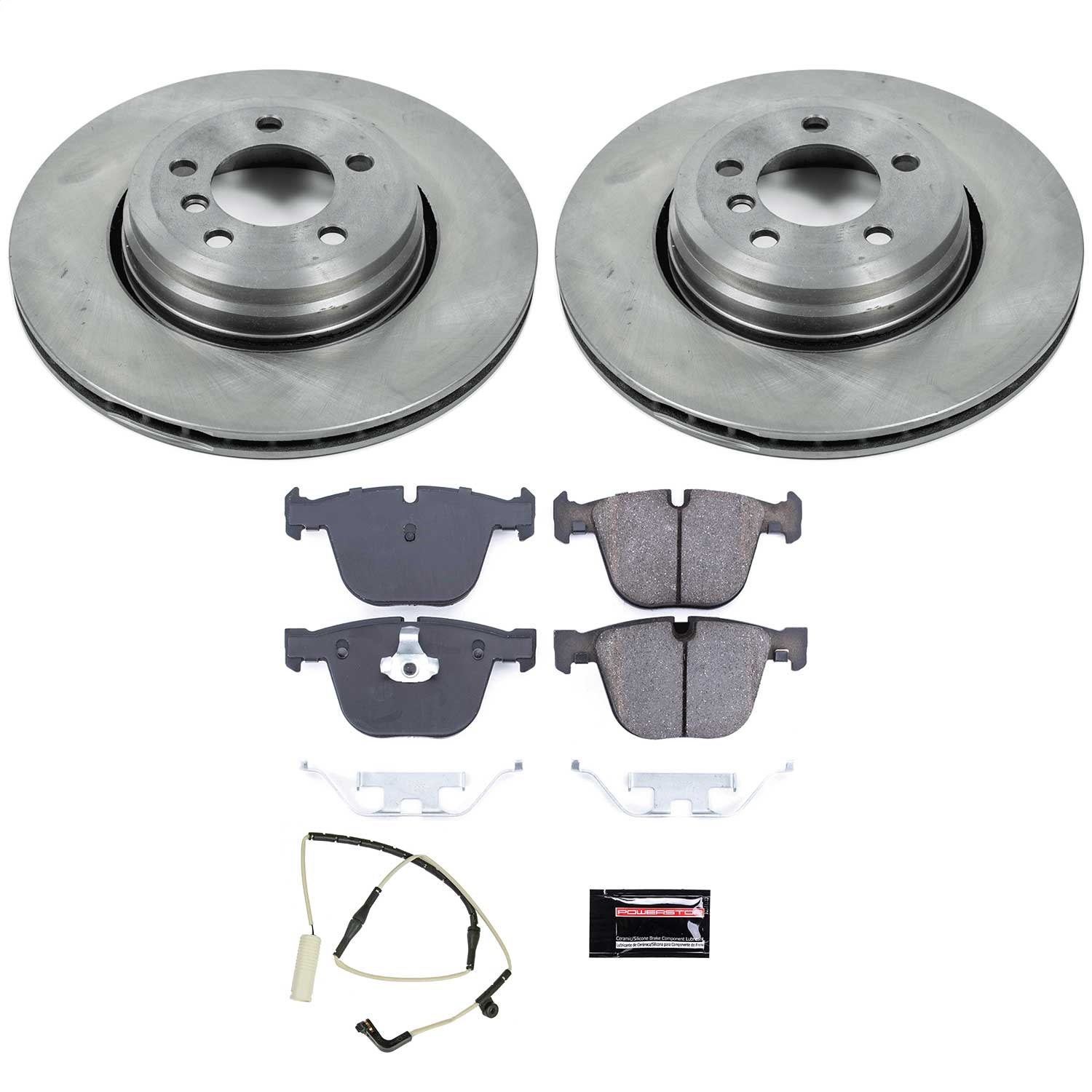 Power Stop - KOE2086 - Rear - Disc Brake Pad and Rotor Kit