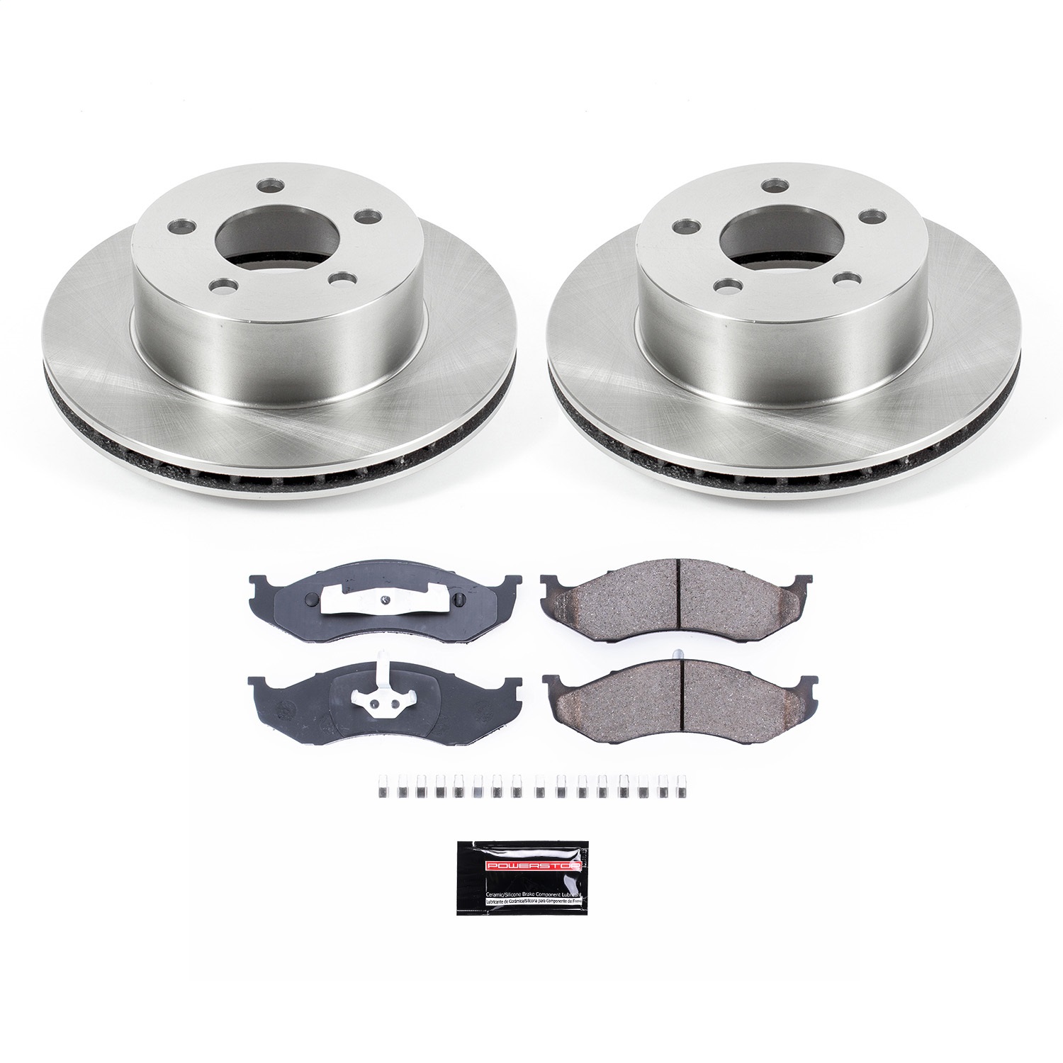 Power Stop - KOE2119 - Front - Disc Brake Pad and Rotor Kit