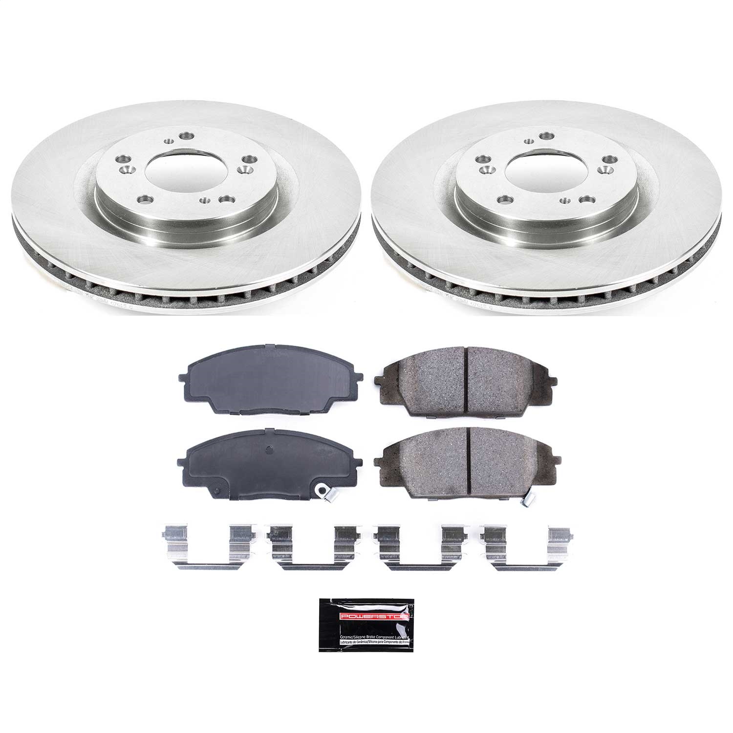 Power Stop - KOE2276 - Front - Disc Brake Pad and Rotor Kit