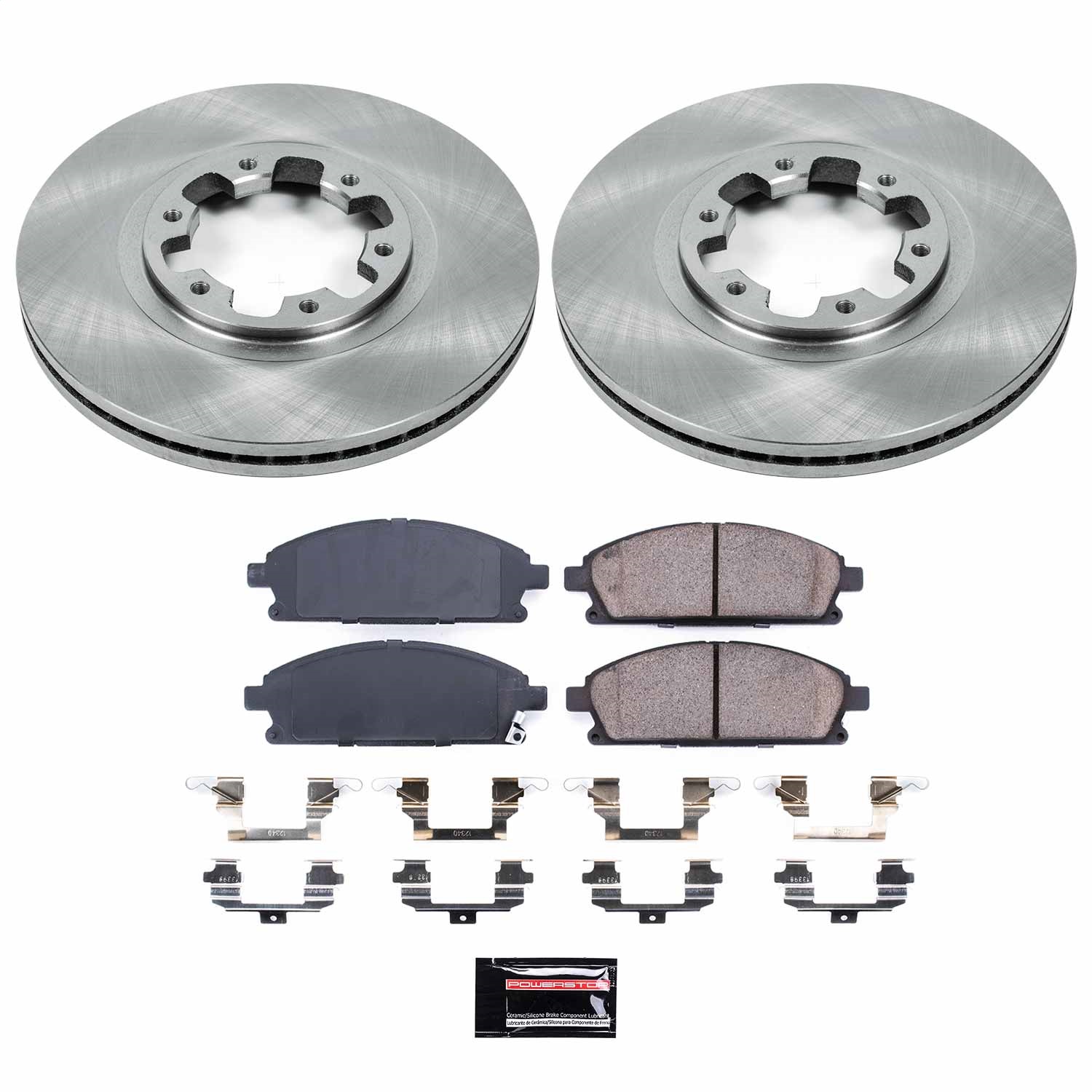 Power Stop - KOE2279 - Front - Disc Brake Pad and Rotor Kit
