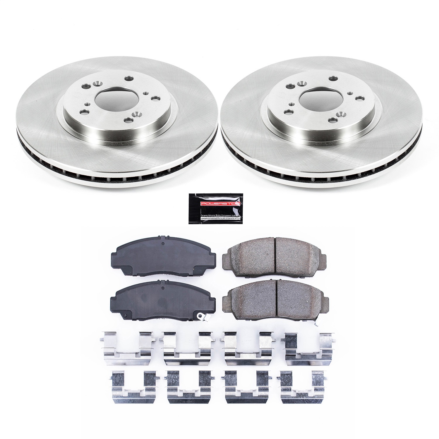 Power Stop - KOE2292 - Front - Disc Brake Pad and Rotor Kit