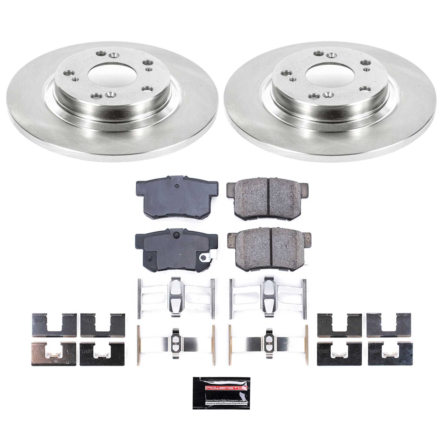Power Stop - KOE2310 - Rear - Disc Brake Pad and Rotor Kit