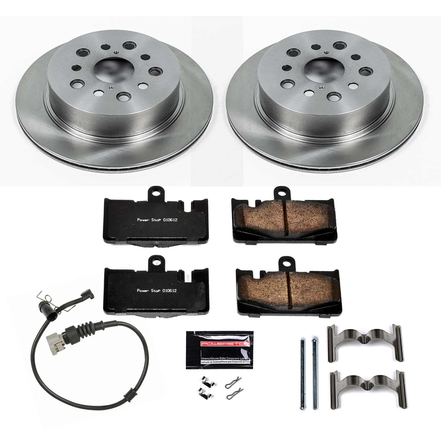 Power Stop - KOE2329 - Rear - Disc Brake Pad and Rotor Kit
