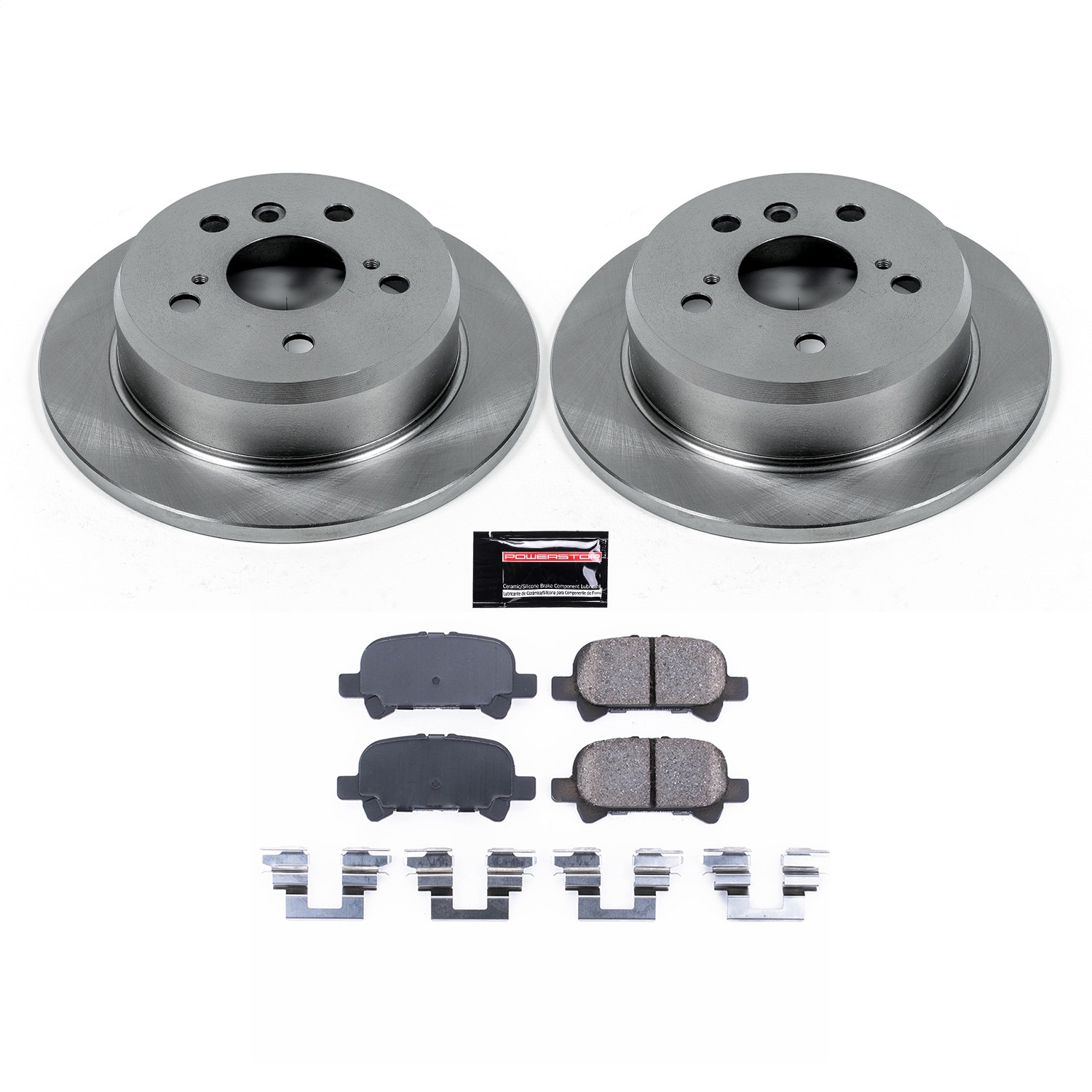 Power Stop - KOE2417 - Rear - Disc Brake Pad and Rotor Kit
