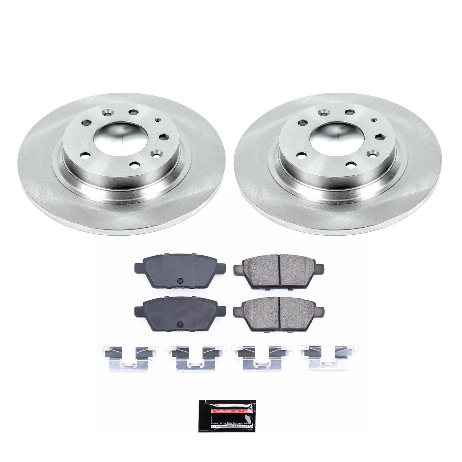 Power Stop - KOE2450 - Rear - Disc Brake Pad and Rotor Kit