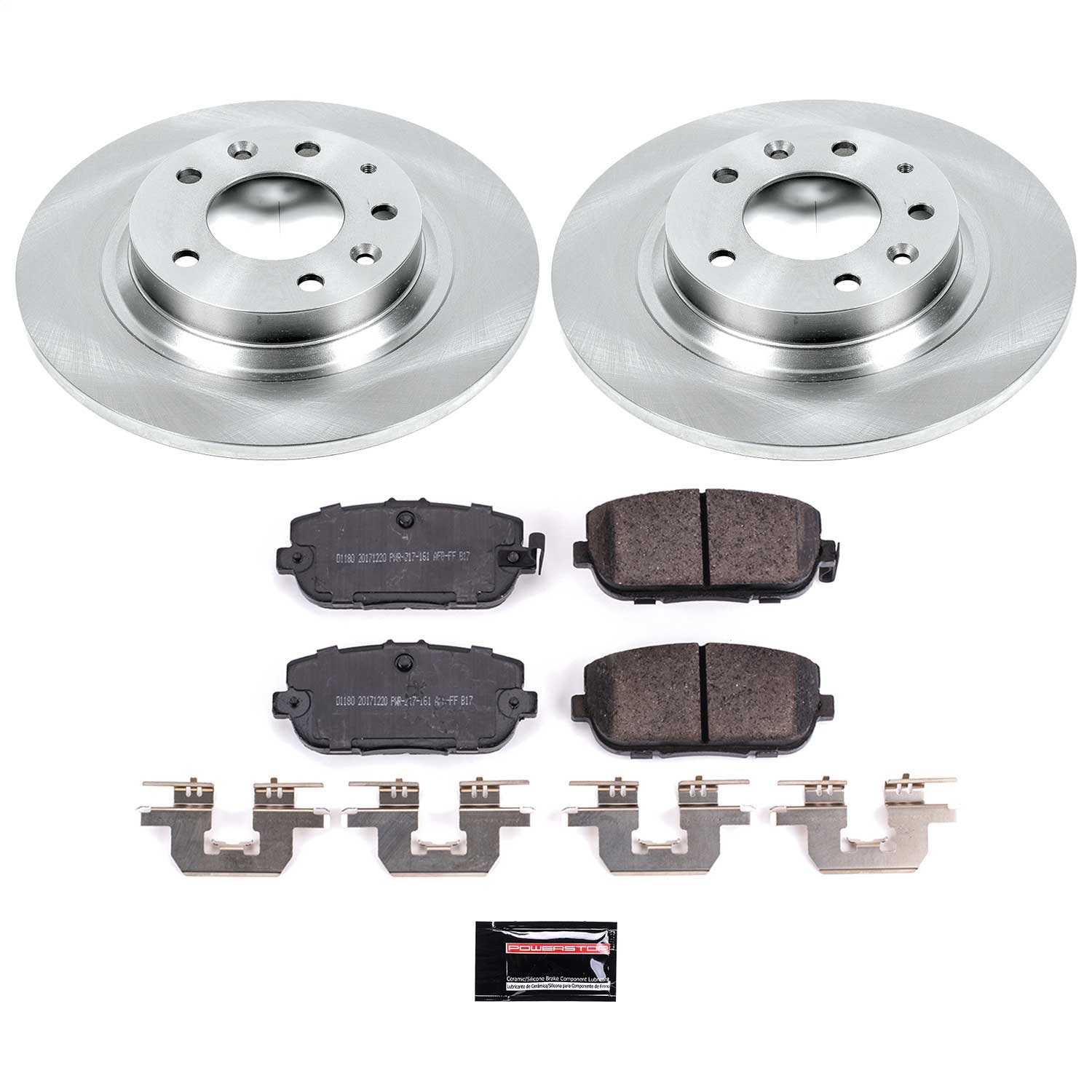 Power Stop - KOE2451 - Rear - Disc Brake Pad and Rotor Kit