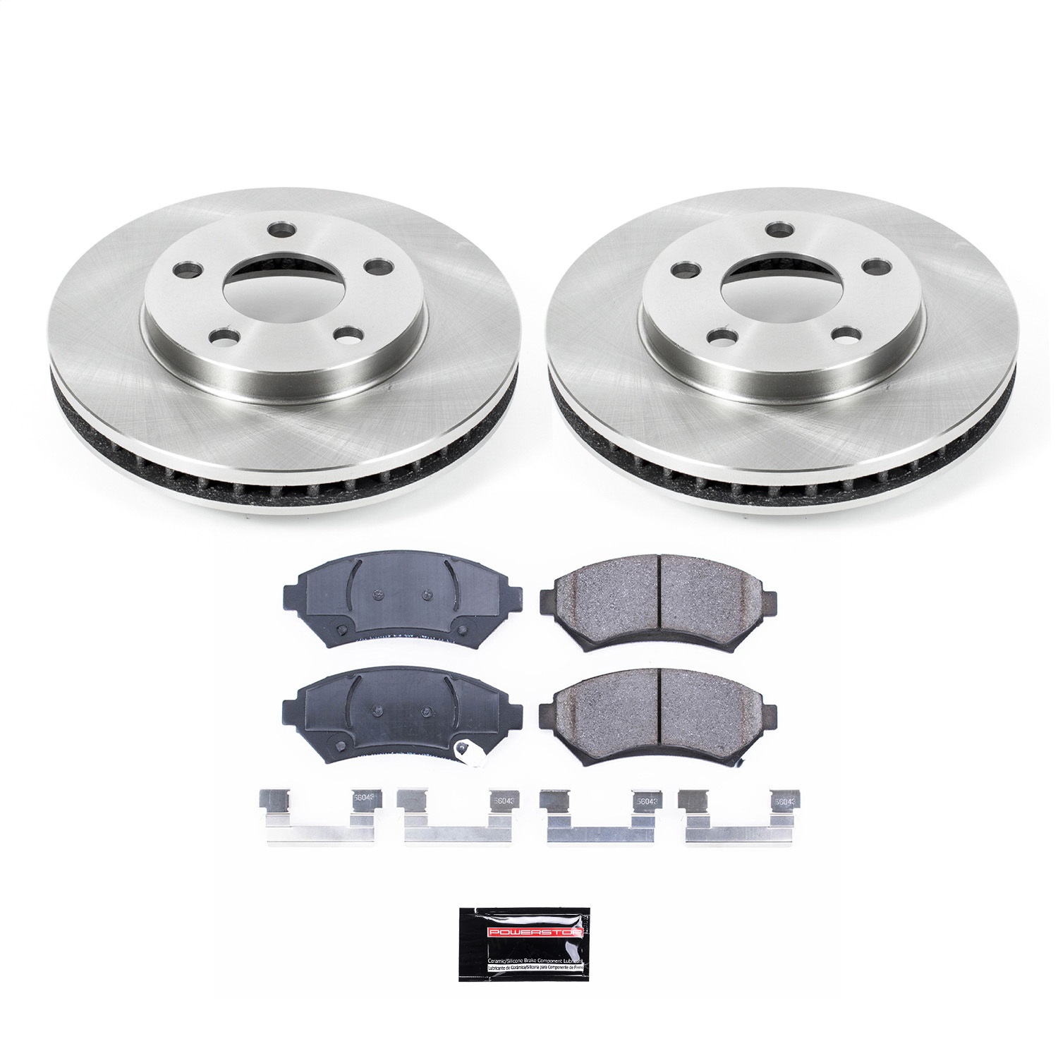 Power Stop - KOE2553 - Front - Disc Brake Pad and Rotor Kit