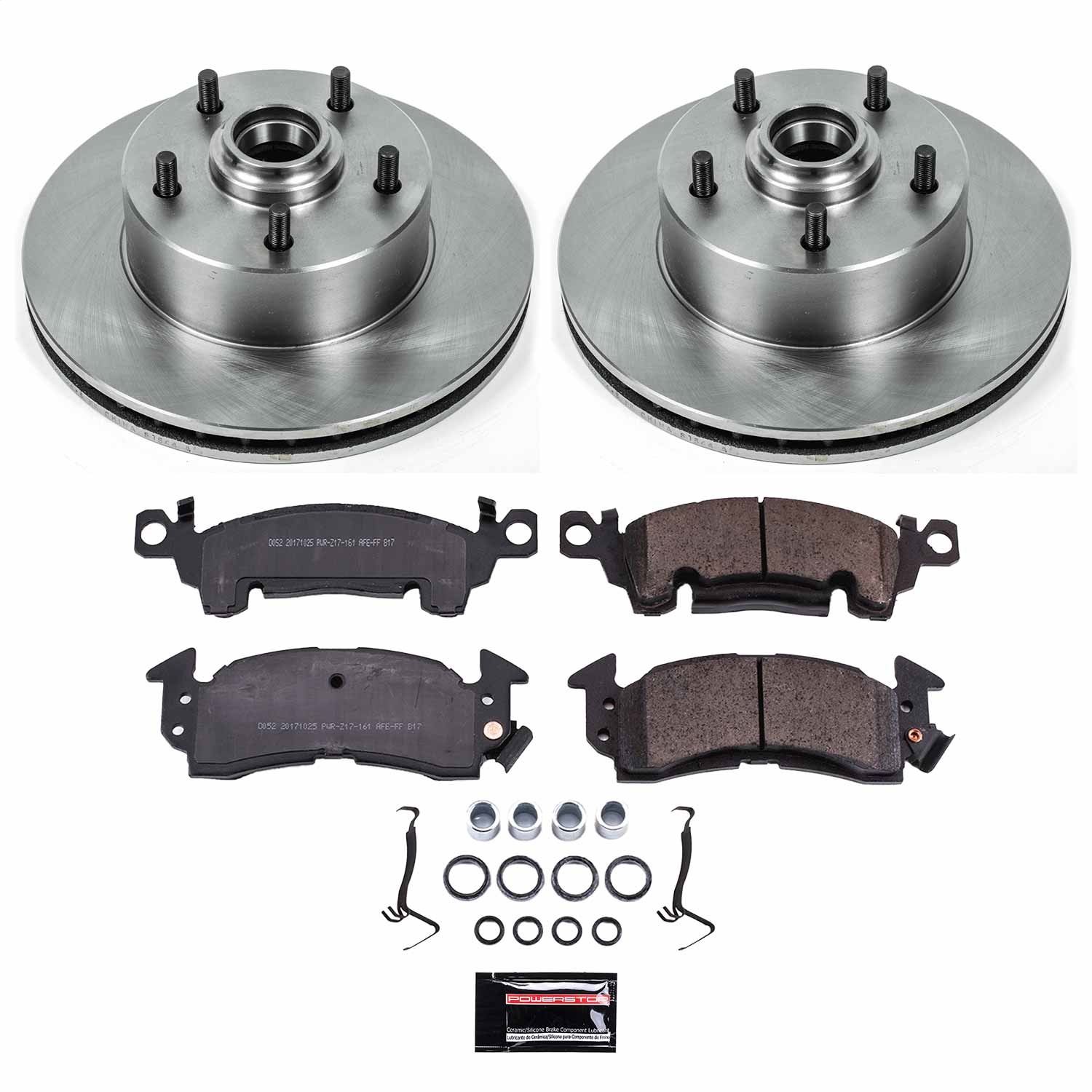 Power Stop - KOE2579 - Front - Disc Brake Pad and Rotor Kit