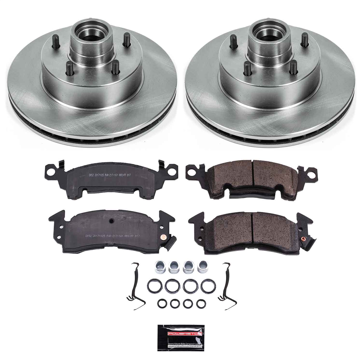 Power Stop - KOE2580 - Front - Disc Brake Pad and Rotor Kit