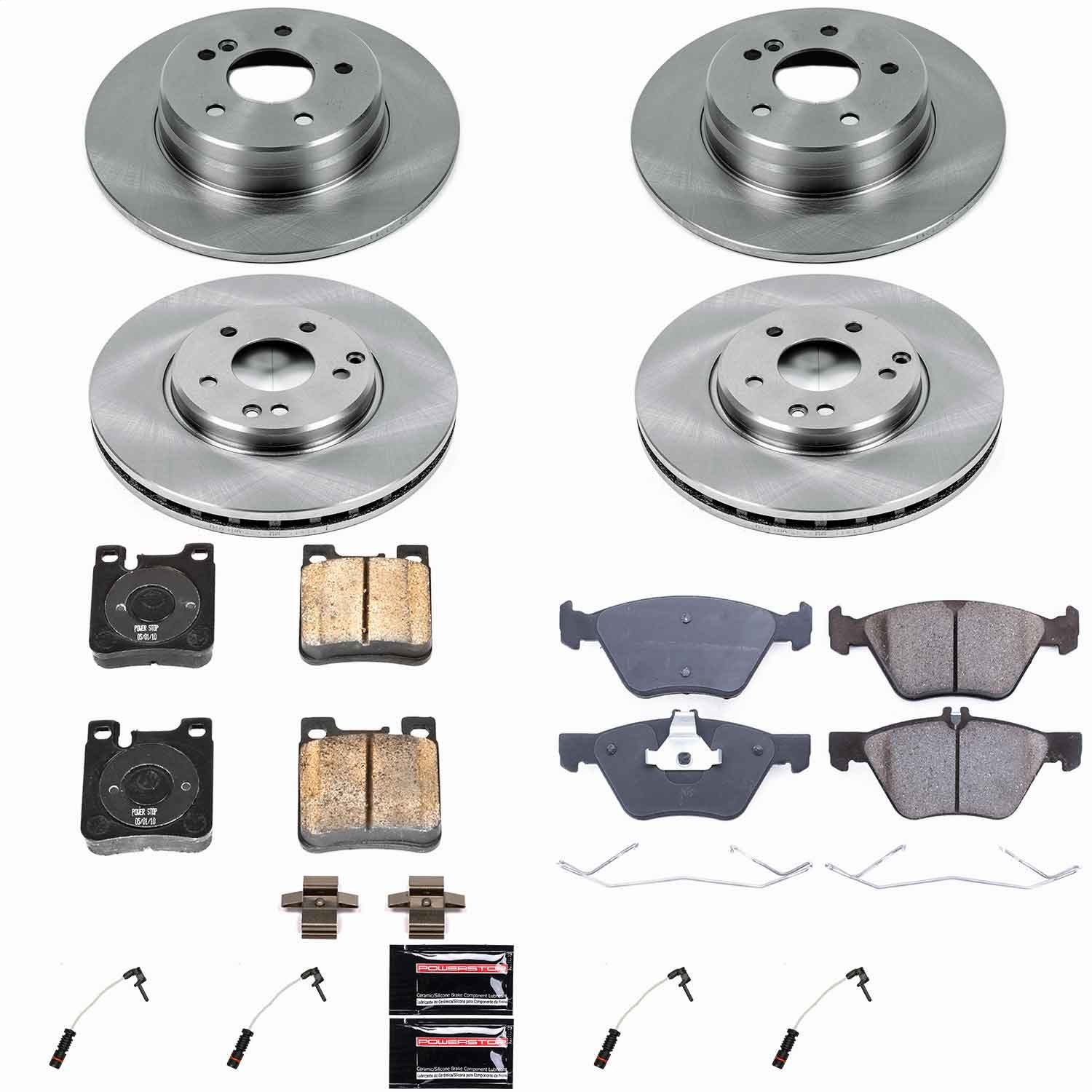 Power Stop - KOE2785 - Front and Rear - Disc Brake Pad and Rotor Kit