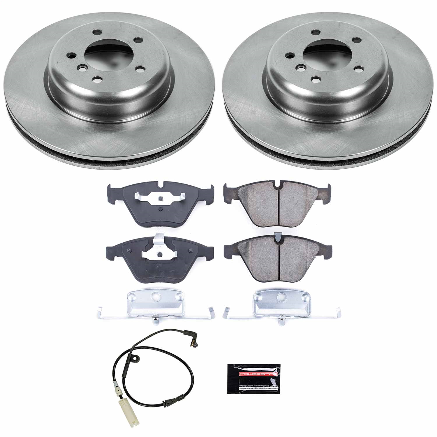 Power Stop - KOE2918 - Front - Disc Brake Pad and Rotor Kit