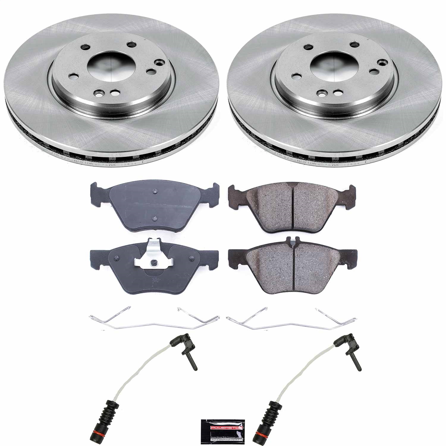 Power Stop - KOE2926 - Front - Disc Brake Pad and Rotor Kit