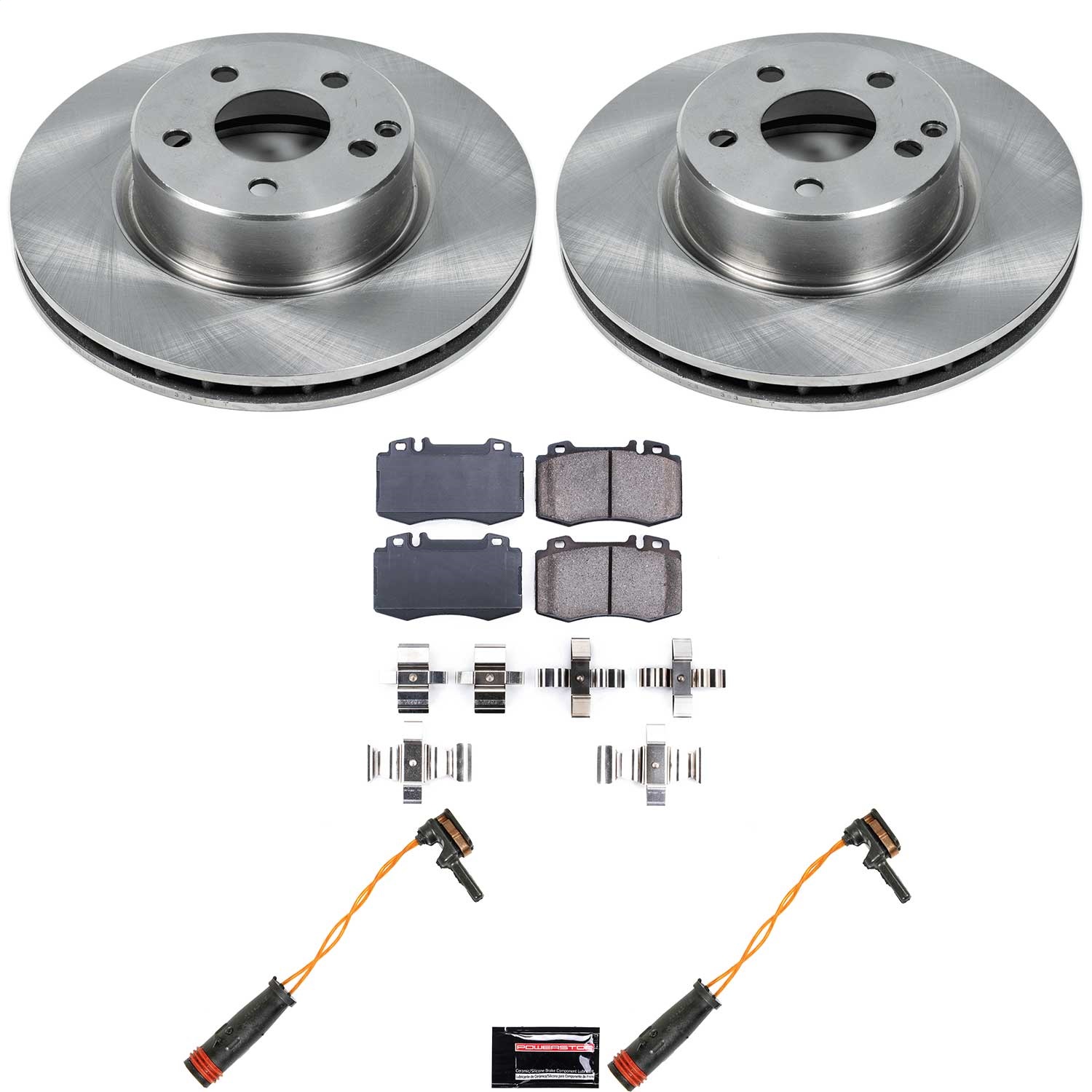 Power Stop - KOE2932 - Front - Disc Brake Pad and Rotor Kit