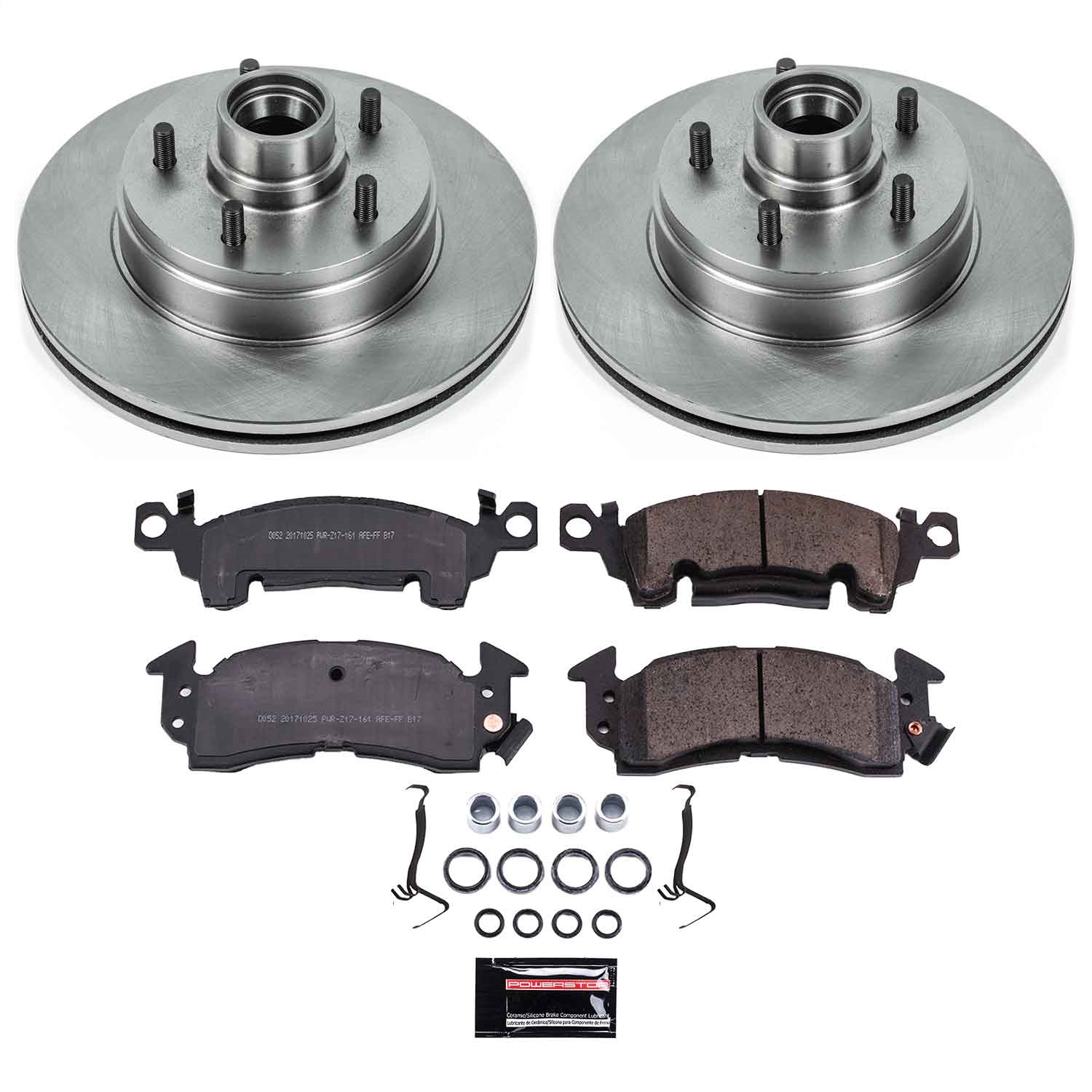 Power Stop - KOE2936 - Front - Disc Brake Pad and Rotor Kit