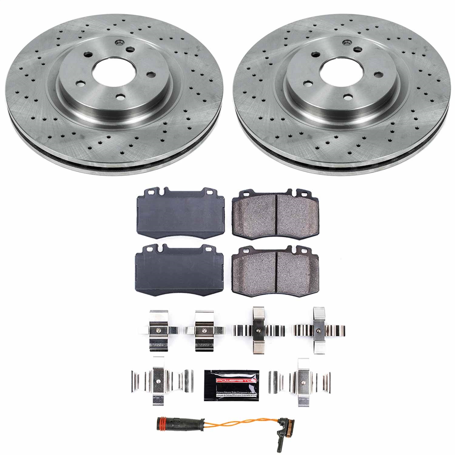 Power Stop - KOE2950 - Front - Disc Brake Pad and Rotor Kit