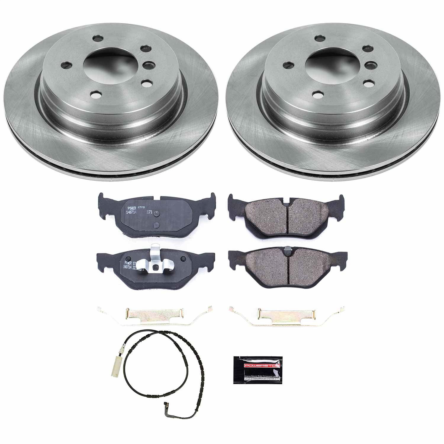 Power Stop - KOE3001 - Rear - Disc Brake Pad and Rotor Kit