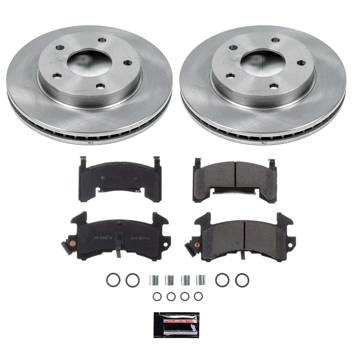 Power Stop - KOE3003 - Rear - Disc Brake Pad and Rotor Kit