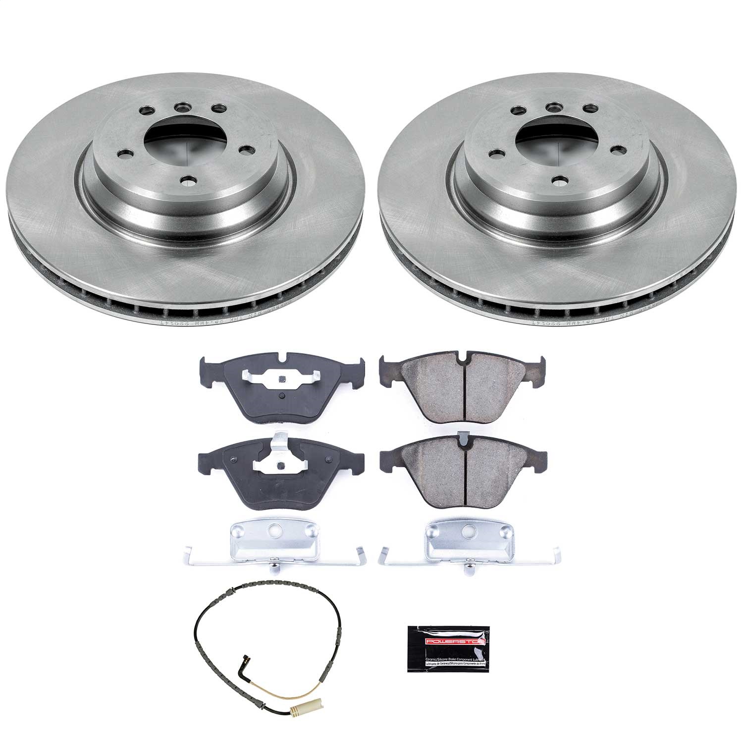 Power Stop - KOE3015 - Front - Disc Brake Pad and Rotor Kit