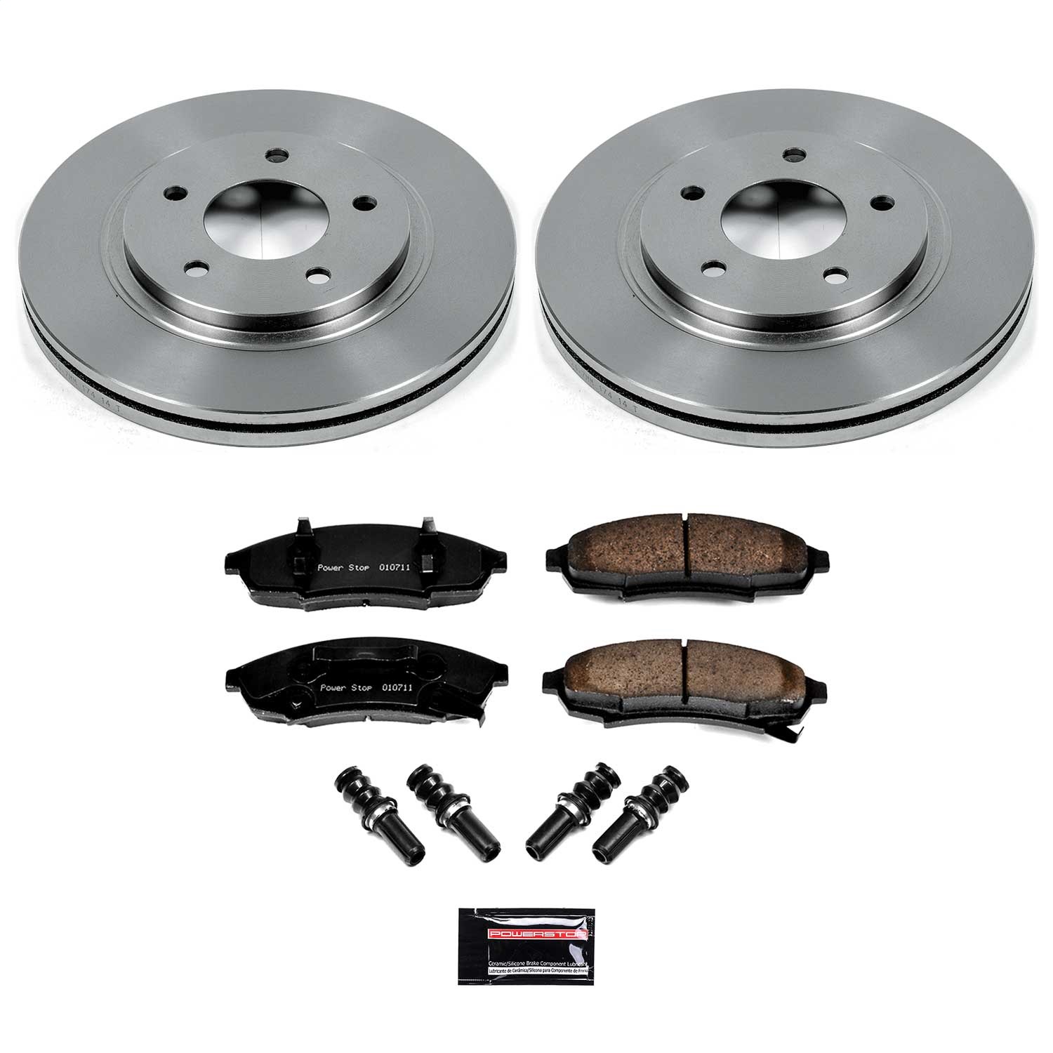 Power Stop - KOE3018 - Front - Disc Brake Pad and Rotor Kit
