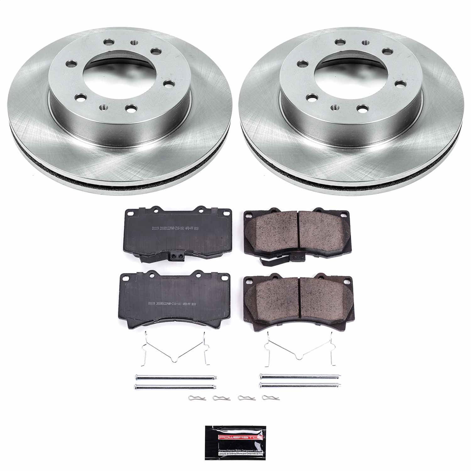 Power Stop - KOE3035 - Front - Disc Brake Pad and Rotor Kit