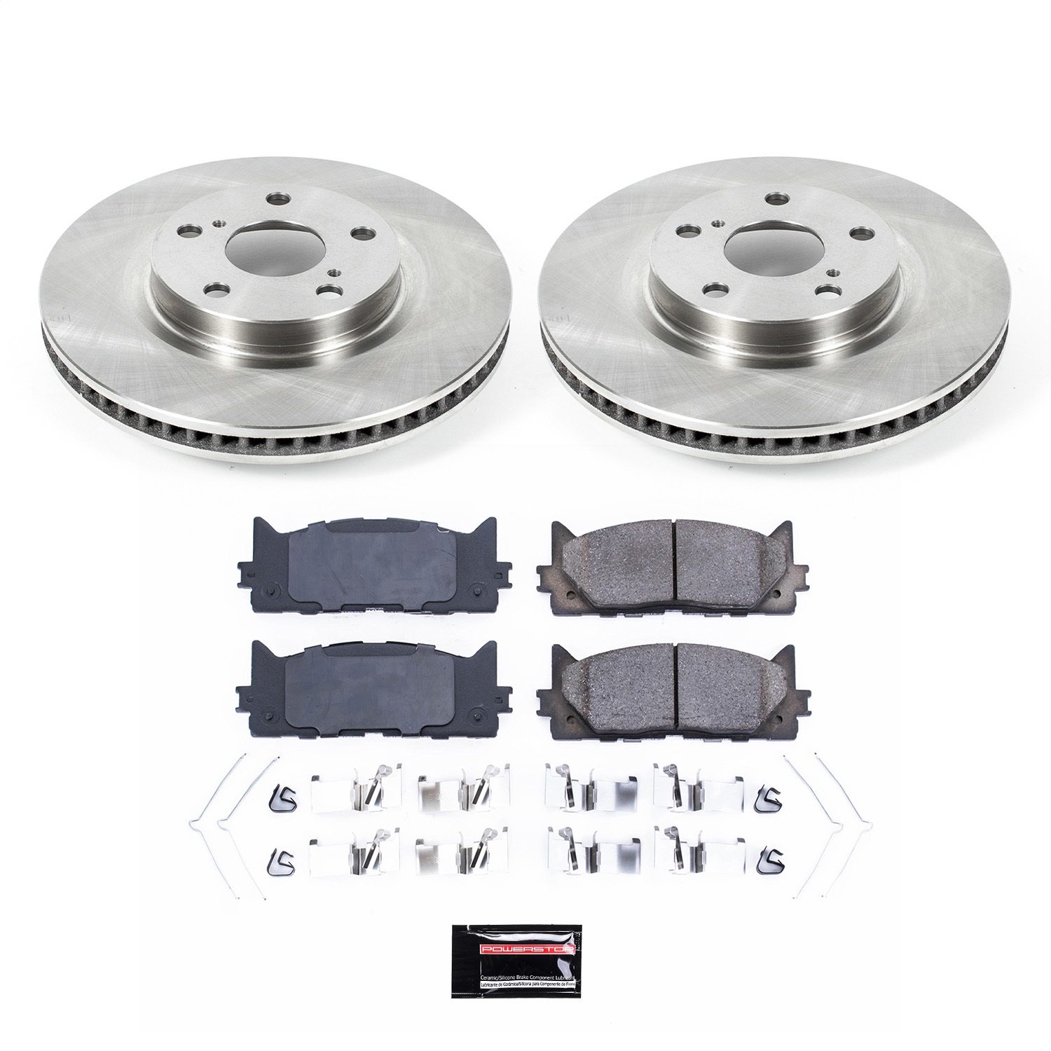 Power Stop - KOE3053 - Front - Disc Brake Pad and Rotor Kit