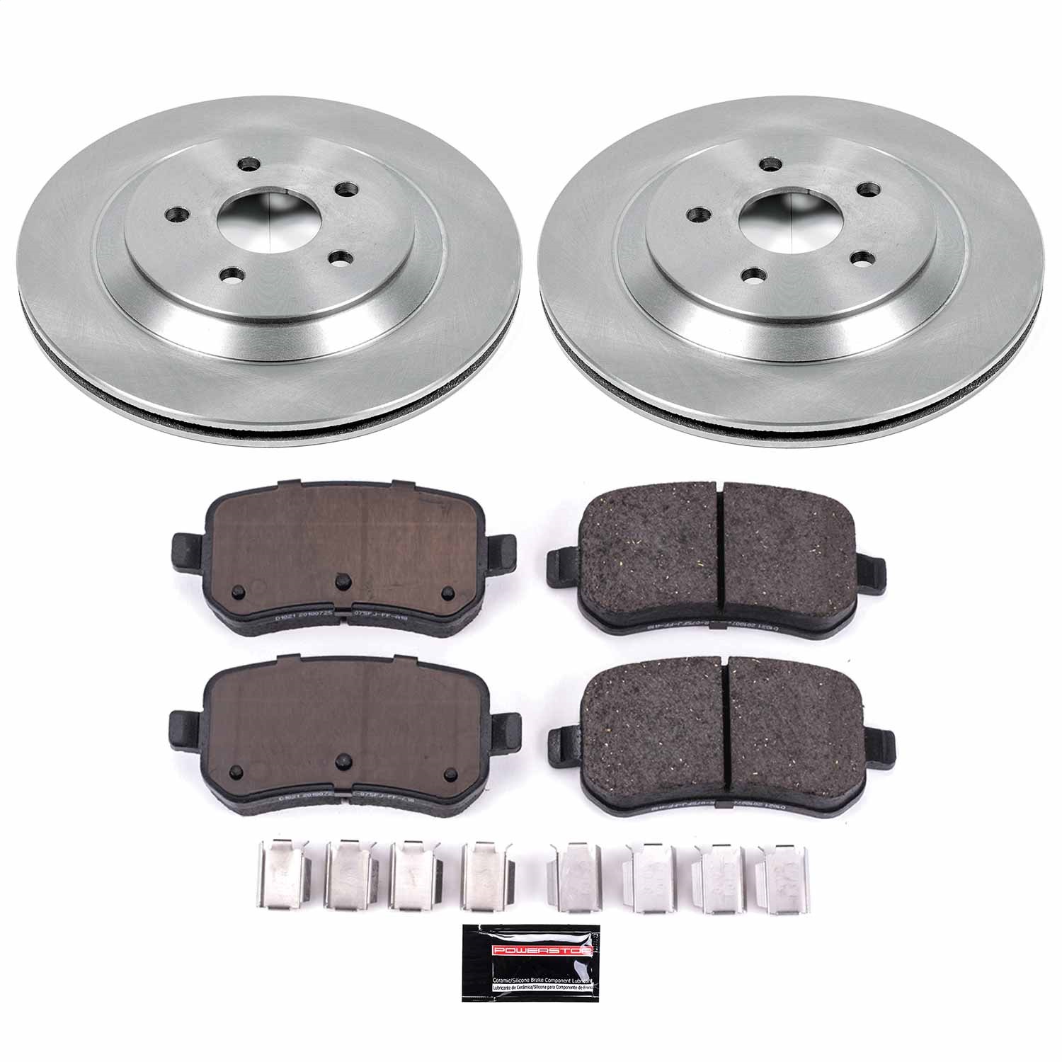Power Stop - KOE3061 - Rear - Disc Brake Pad and Rotor Kit