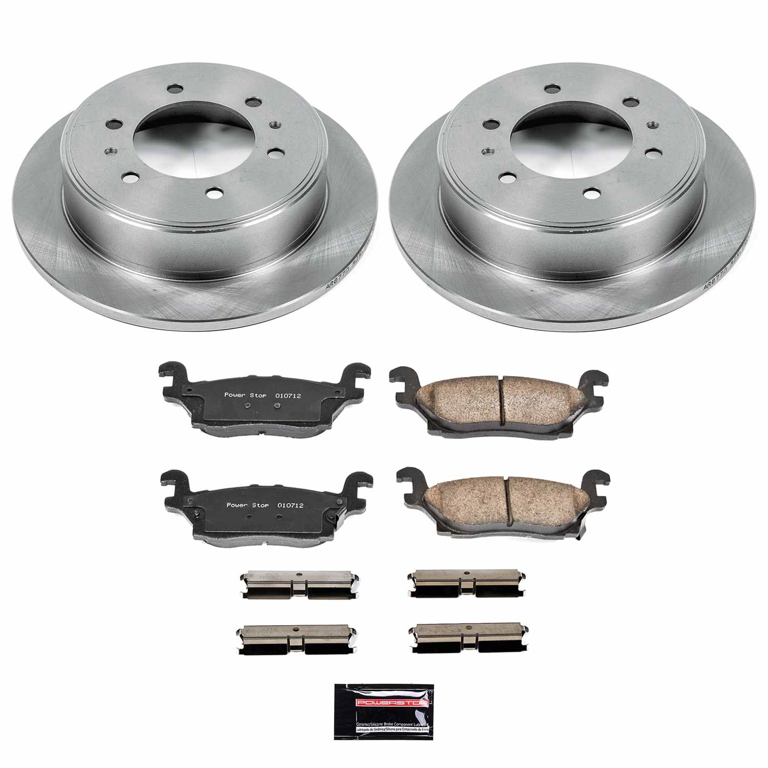 Power Stop - KOE3067 - Rear - Disc Brake Pad and Rotor Kit