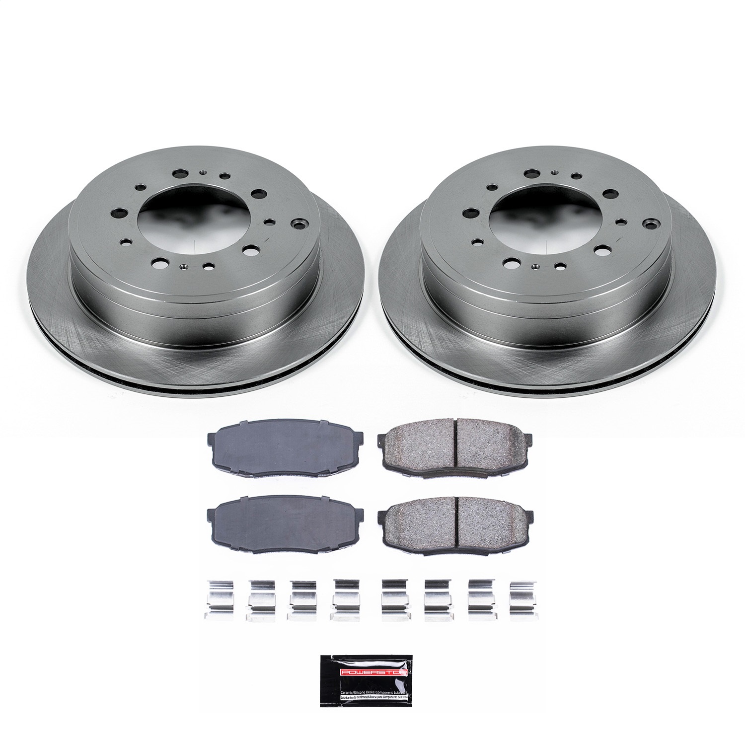 Power Stop - KOE3073 - Rear - Disc Brake Pad and Rotor Kit