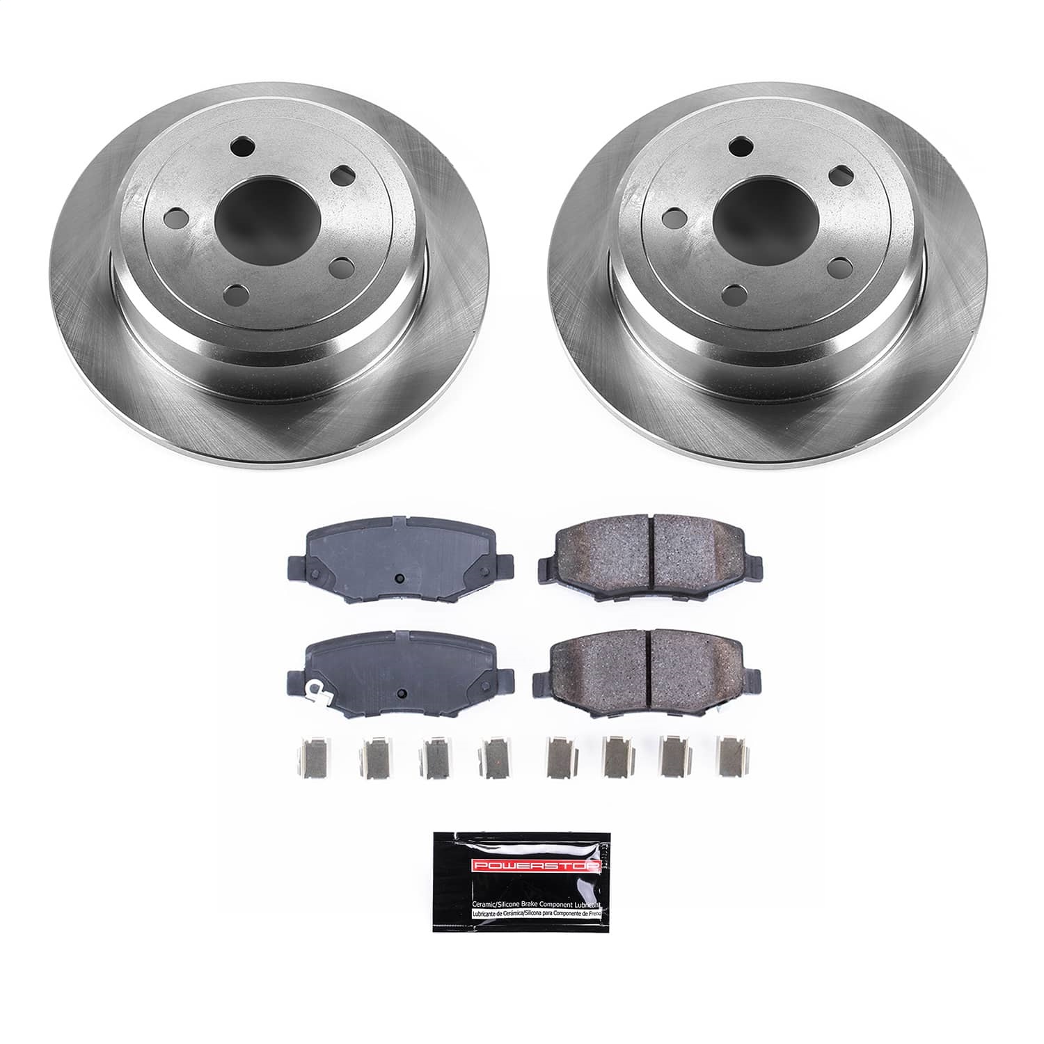 Power Stop - KOE3090 - Rear - Disc Brake Pad and Rotor Kit