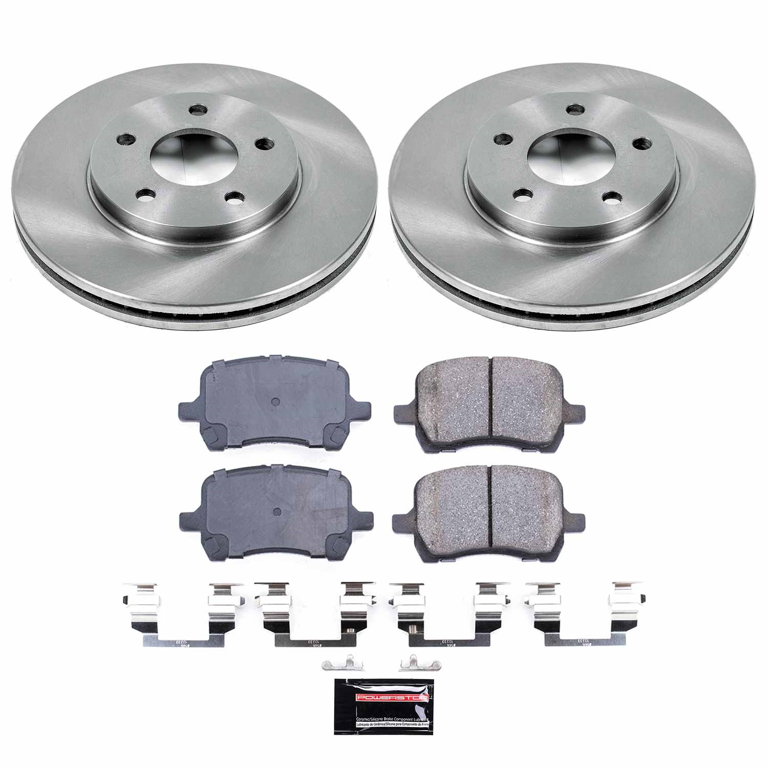 Power Stop - KOE3116 - Front - Disc Brake Pad and Rotor Kit