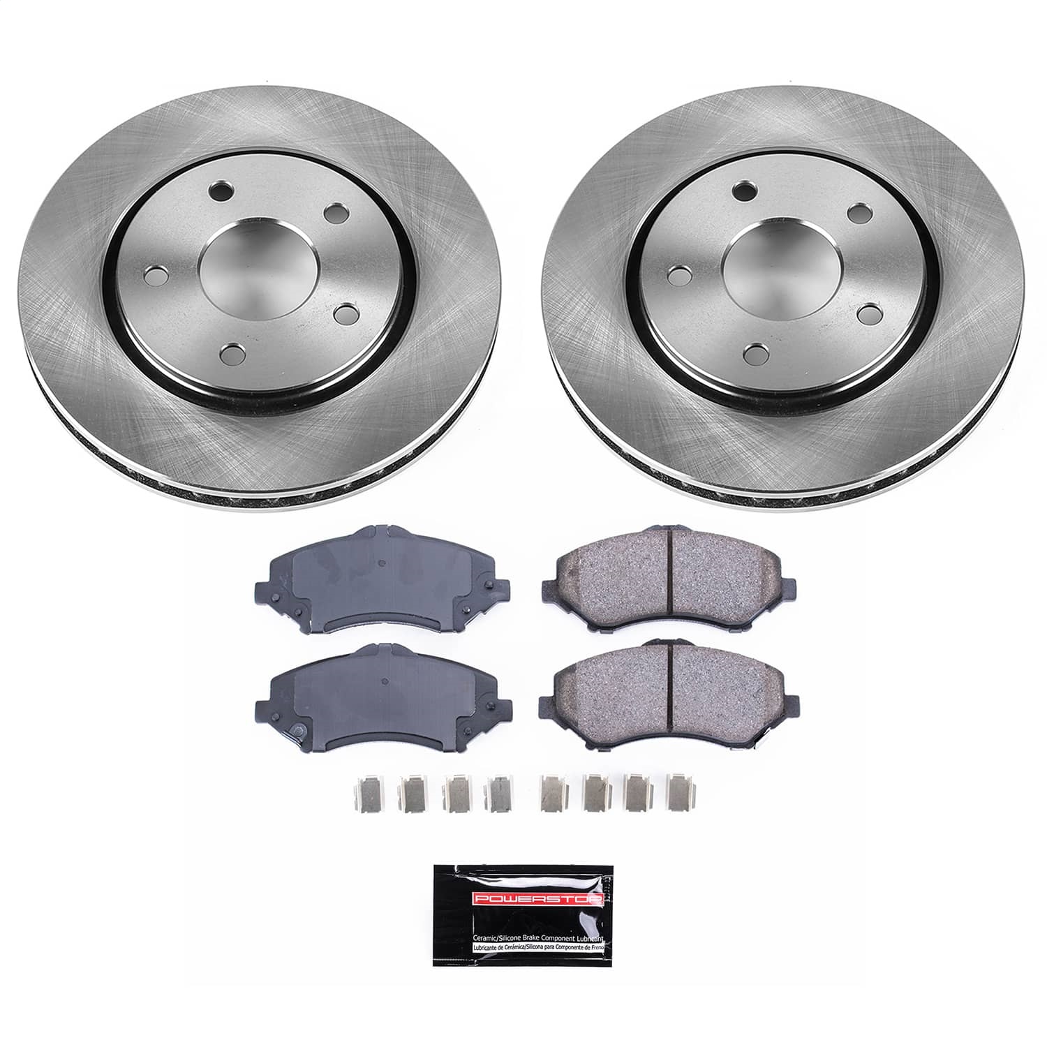 Power Stop - KOE3118 - Front - Disc Brake Pad and Rotor Kit